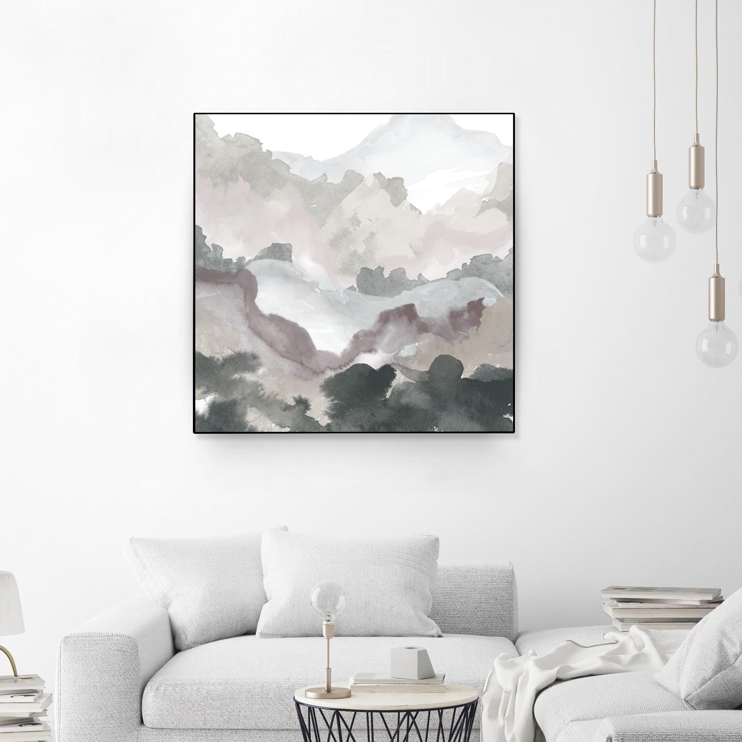 Layers of Winter C by THE Studio on GIANT ART - purple abstract