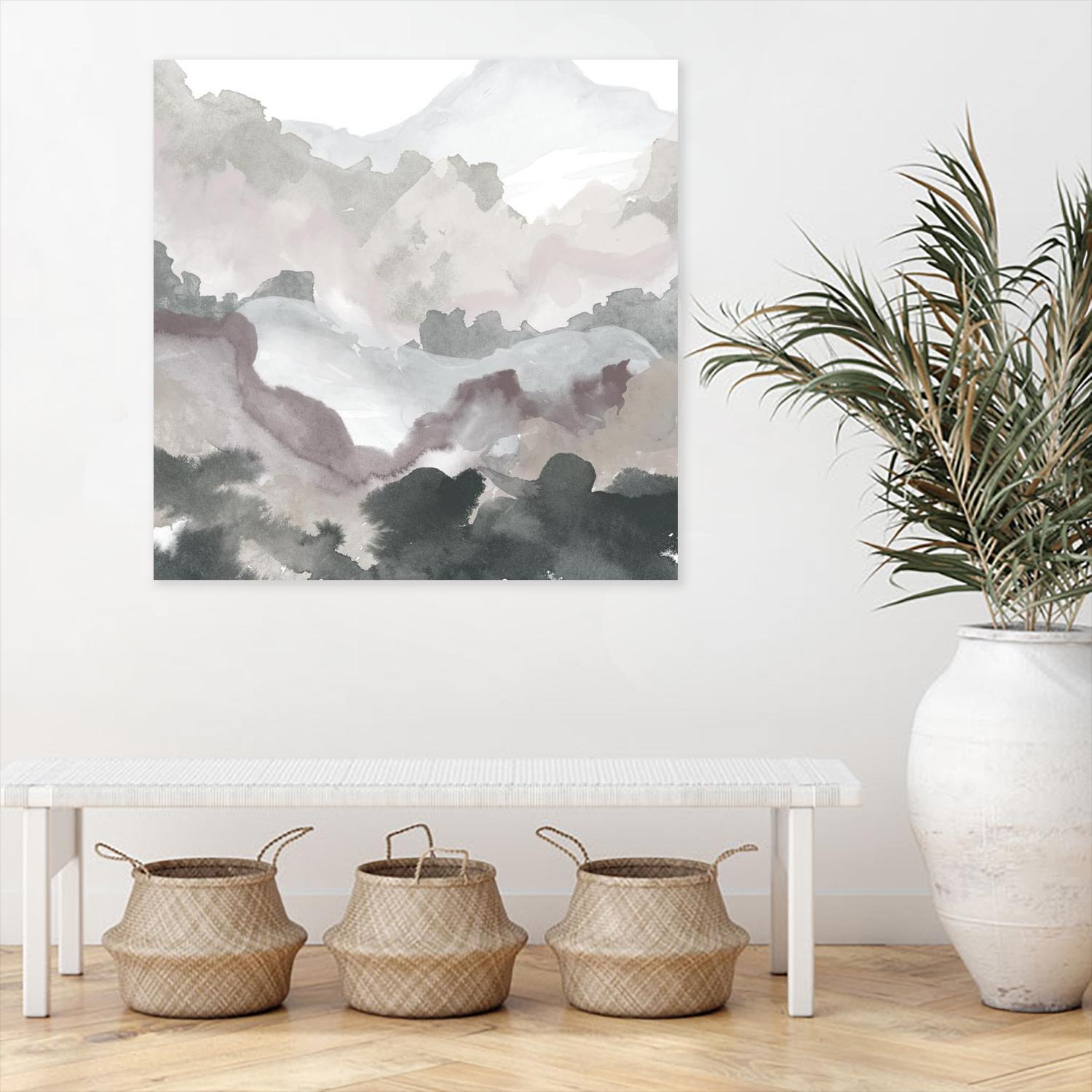 Layers of Winter C by THE Studio on GIANT ART - purple abstract