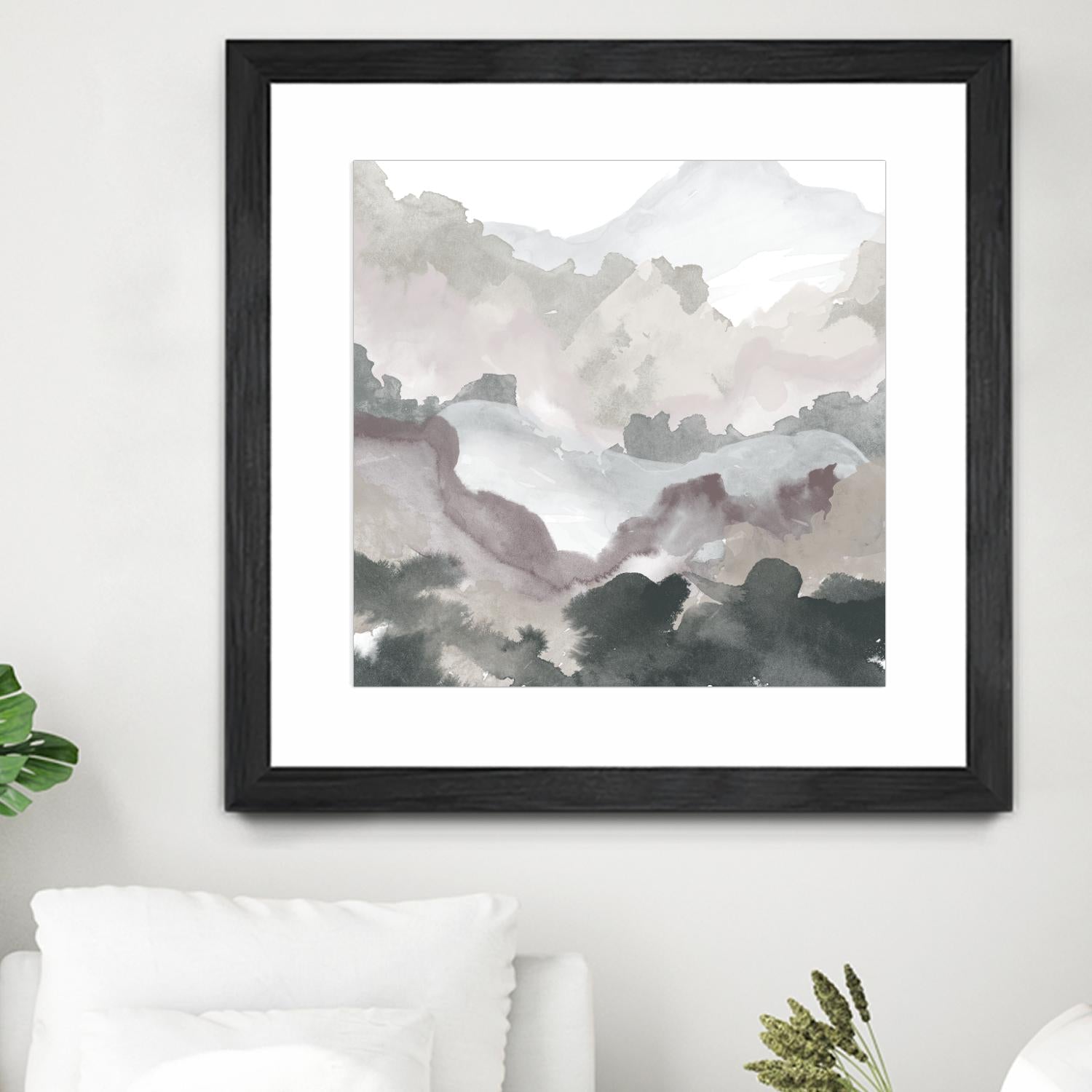 Layers of Winter C by THE Studio on GIANT ART - purple abstract