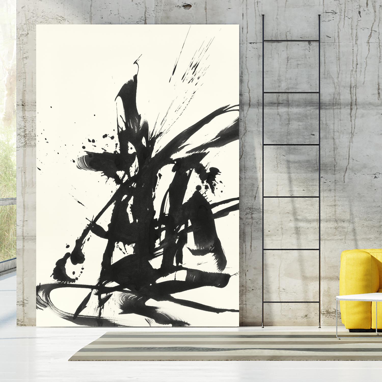 Marked 1 by Paul Ngo on GIANT ART - black abstract