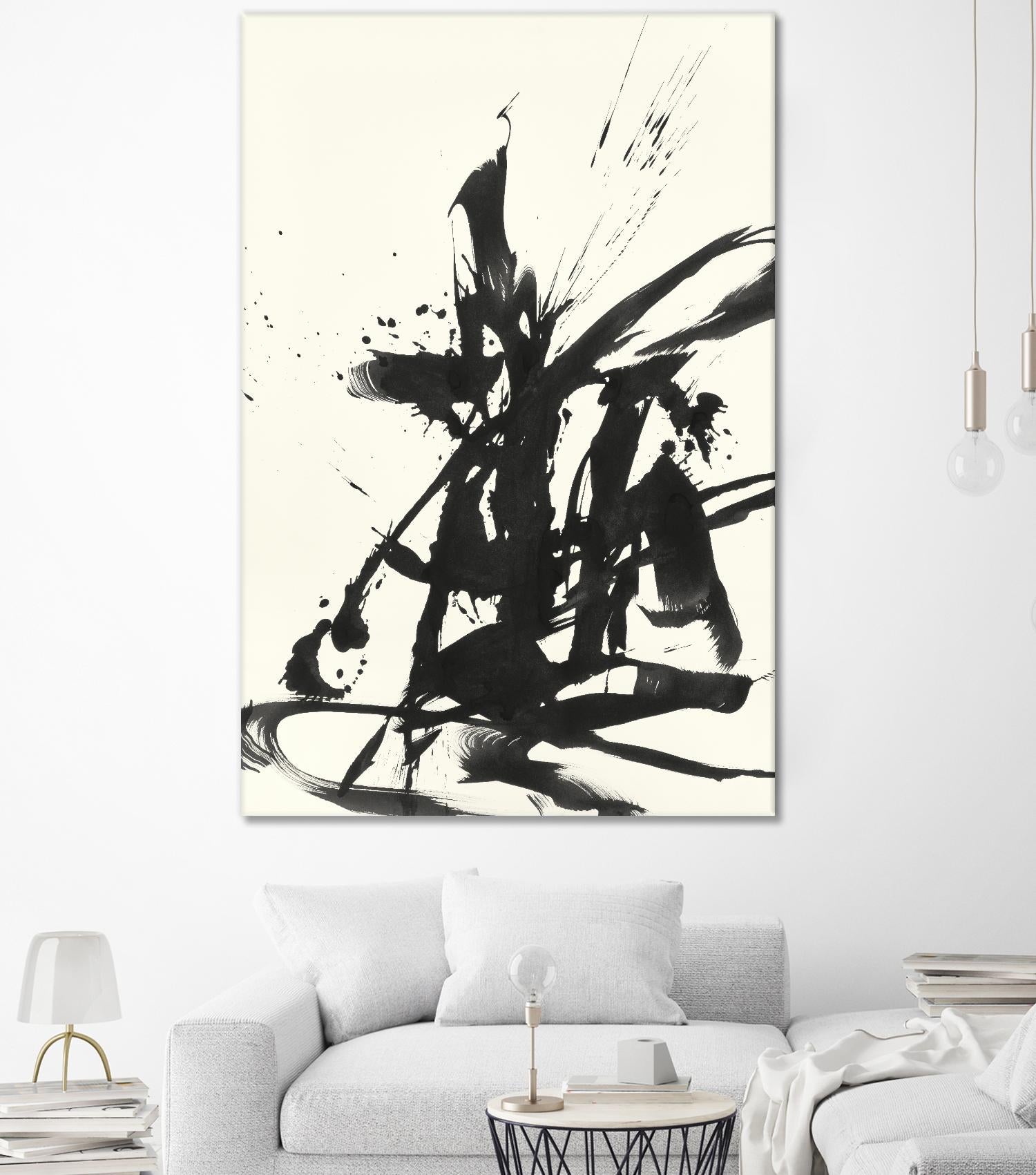 Marked 1 by Paul Ngo on GIANT ART - black abstract