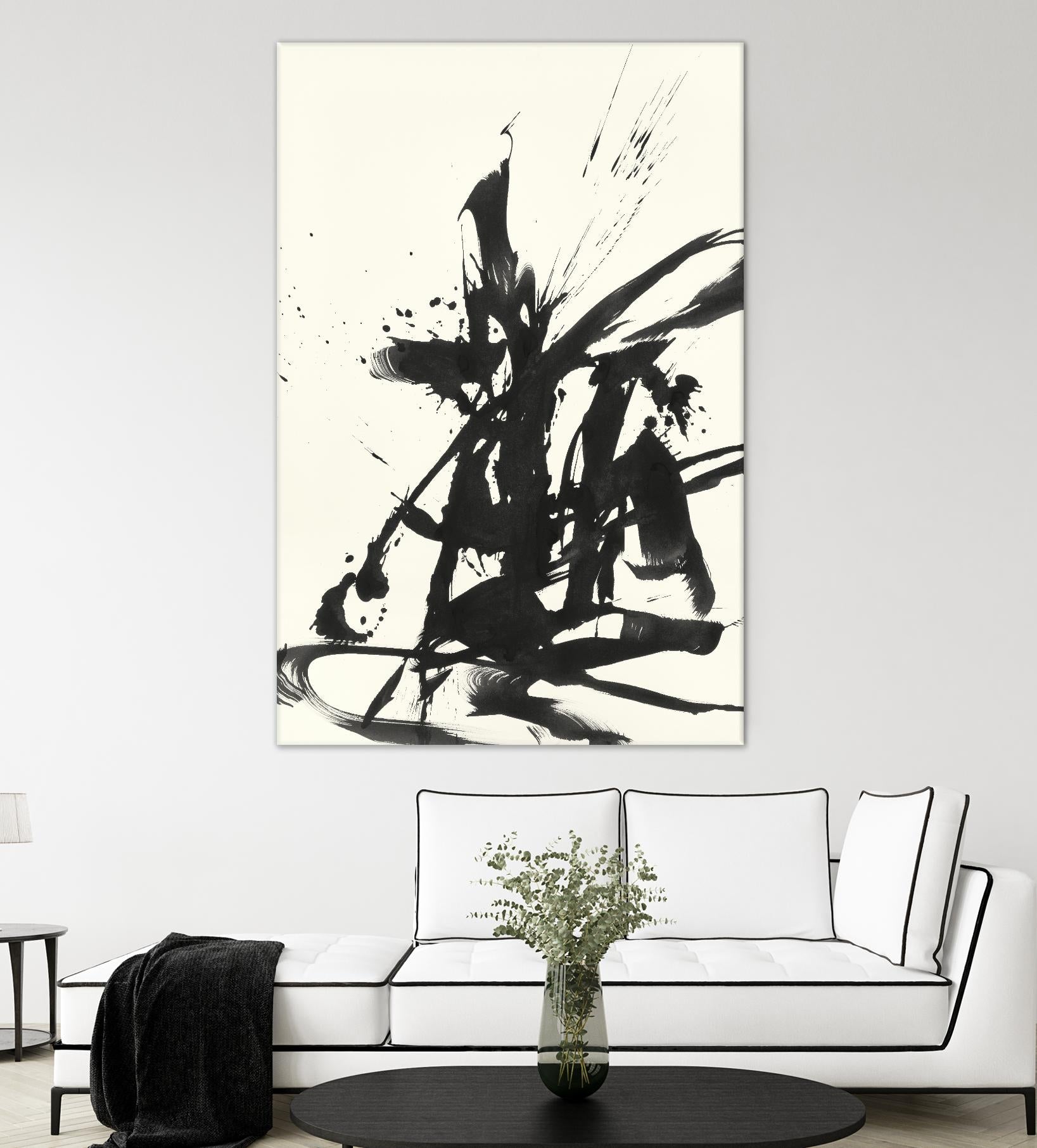Marked 1 by Paul Ngo on GIANT ART - black abstract