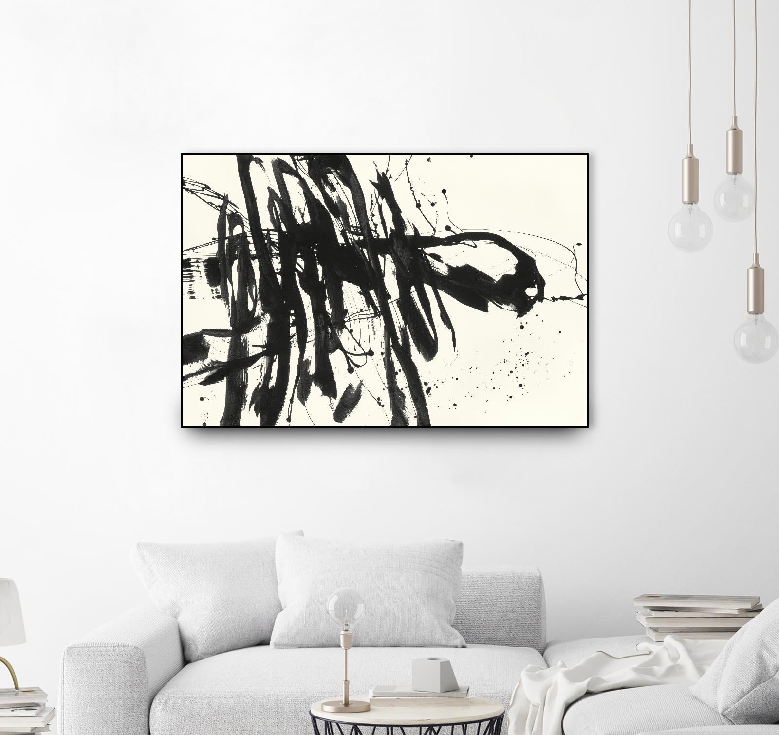 Marked 3 by Paul Ngo on GIANT ART - black abstract