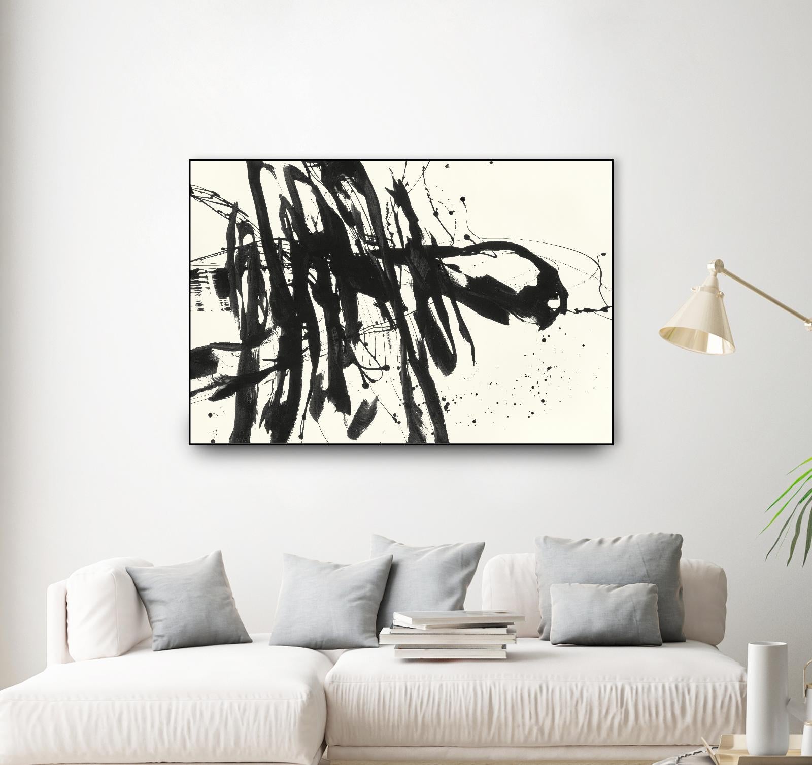 Marked 3 by Paul Ngo on GIANT ART - black abstract