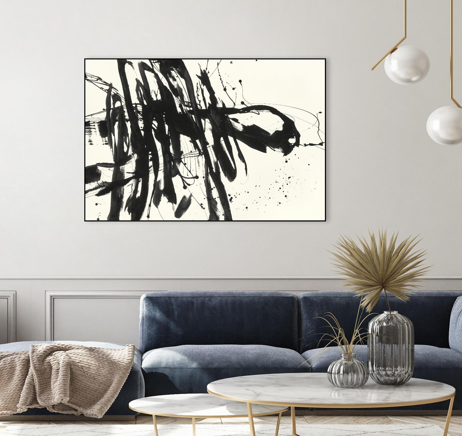 Marked 3 by Paul Ngo on GIANT ART - black abstract