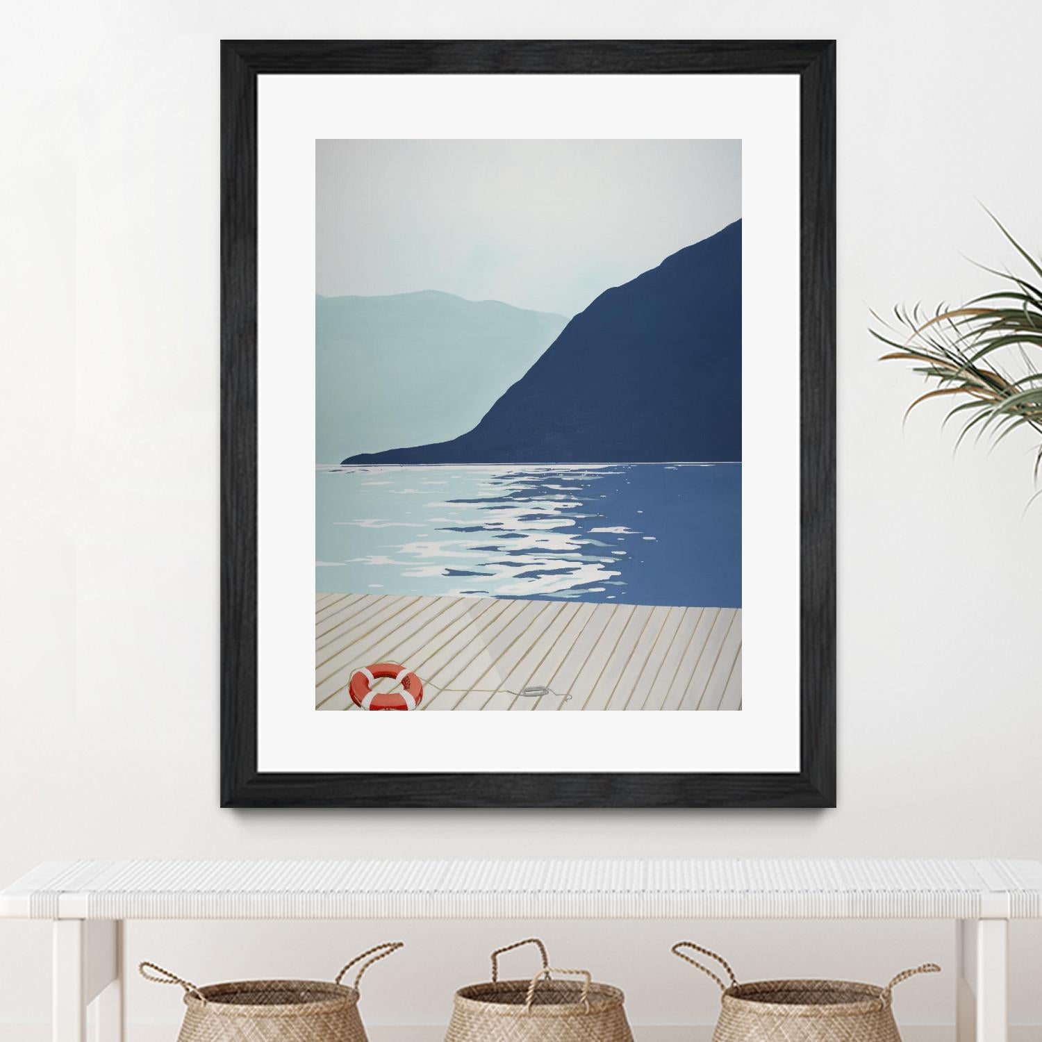 Quiet Blues 1 by Dimond, David Dimond on GIANT ART - blue nautical/seascapes water