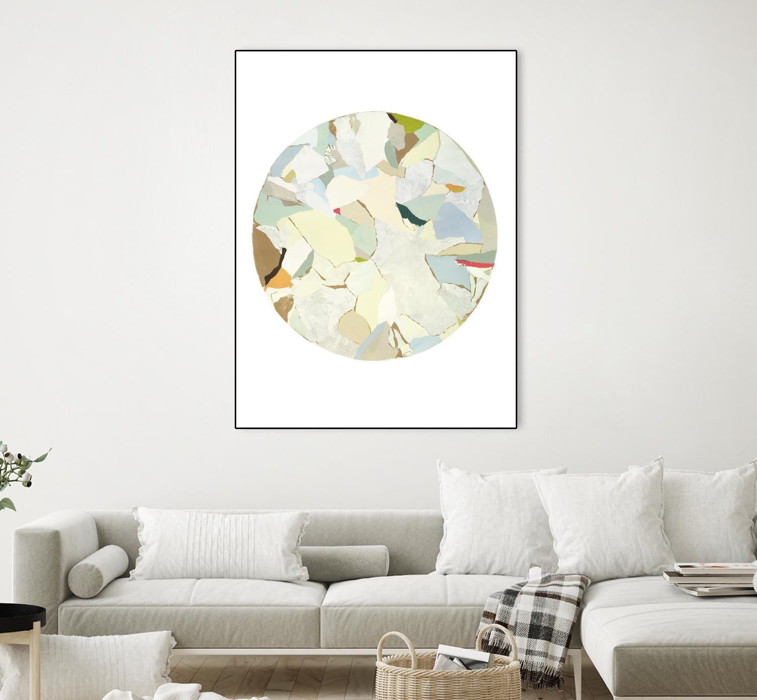 Radial Bliss by KG Studio on GIANT ART - blue abstracts circle