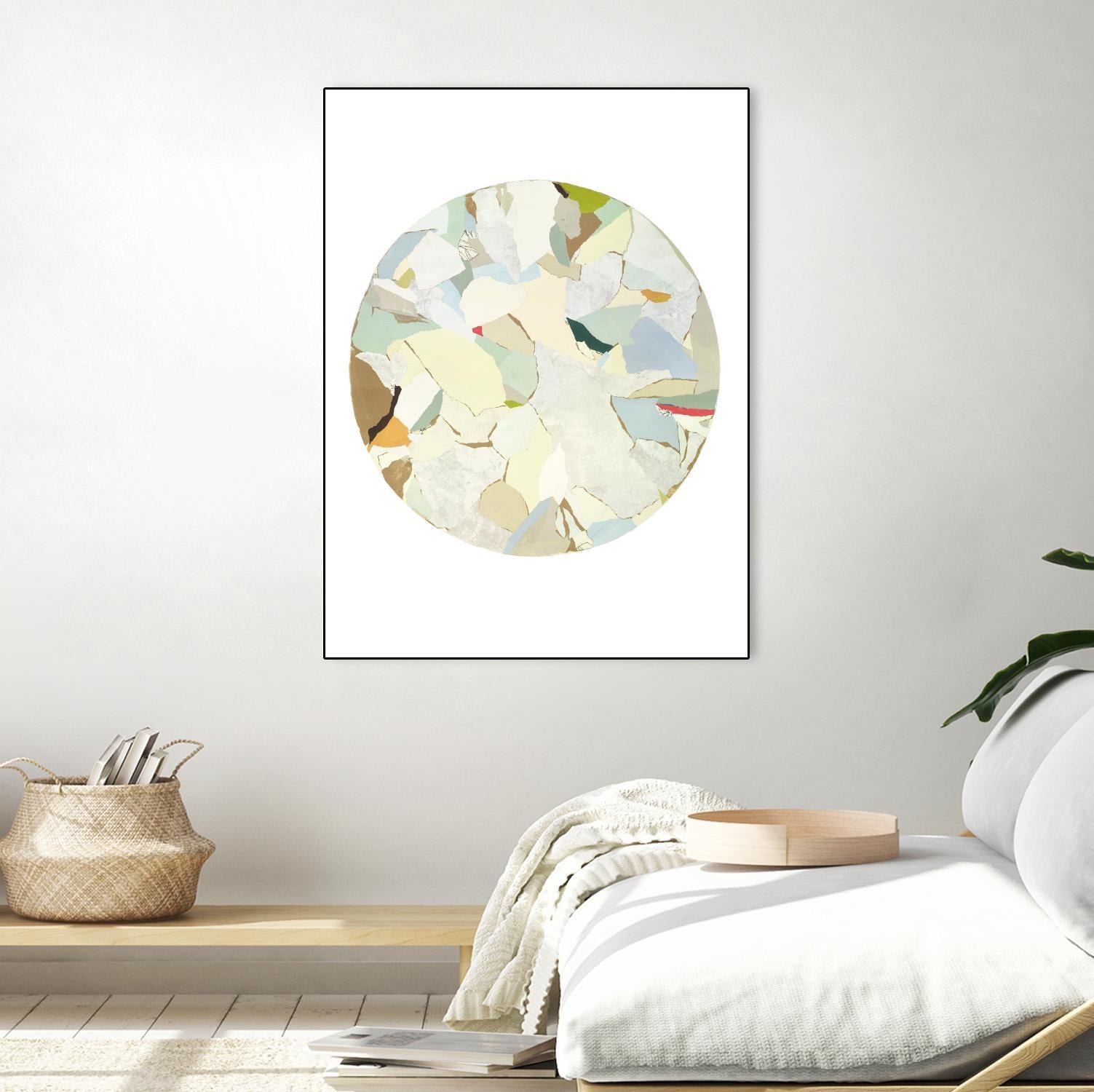 Radial Bliss by KG Studio on GIANT ART - blue abstracts circle