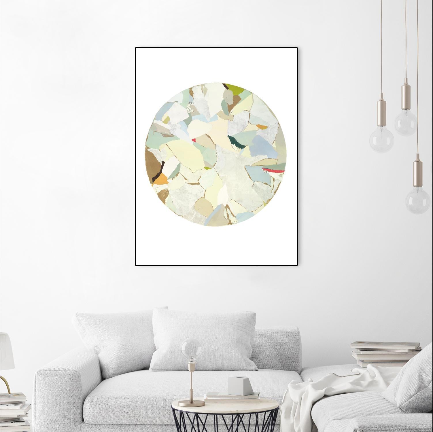 Radial Bliss by KG Studio on GIANT ART - blue abstracts circle