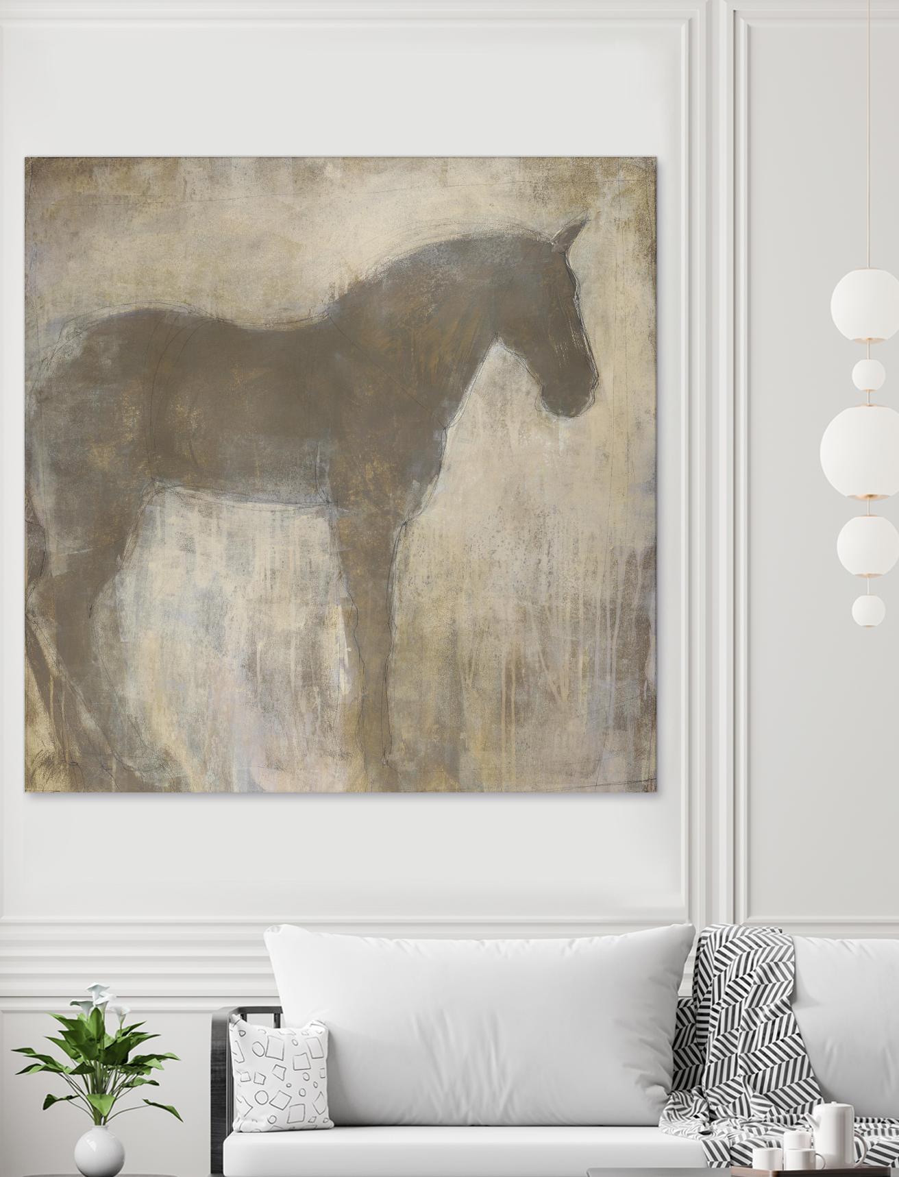 Equine Imprint 1 by Harris, Maeve Harris on GIANT ART - beige animals horse