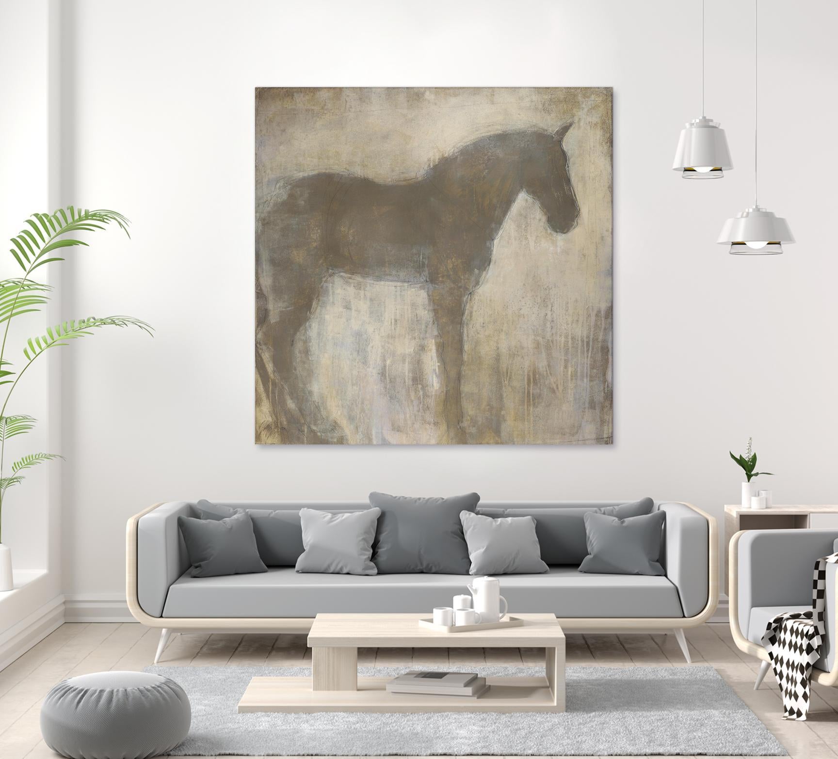 Equine Imprint 1 by Harris, Maeve Harris on GIANT ART - beige animals horse