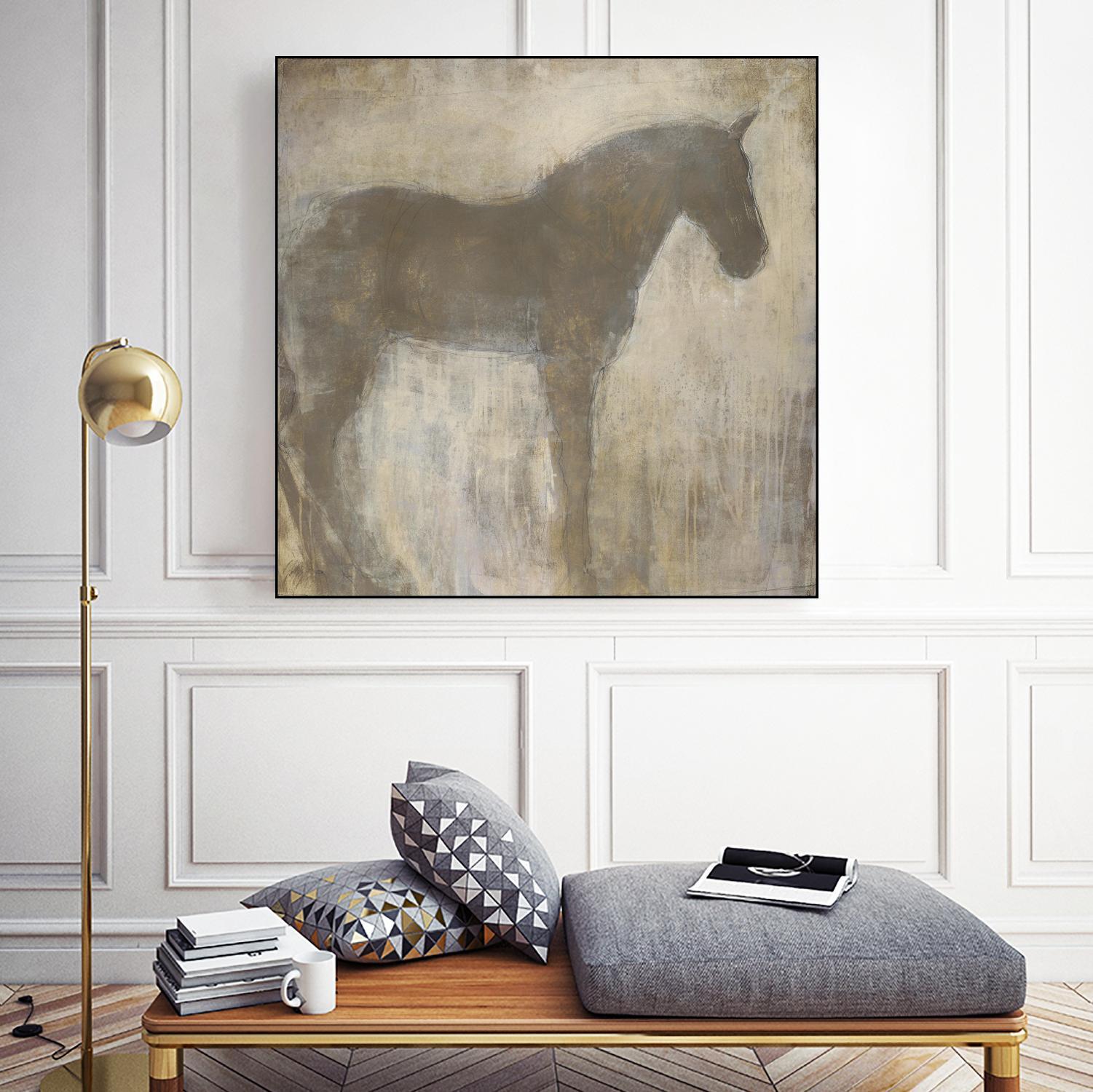 Equine Imprint 1 by Harris, Maeve Harris on GIANT ART - beige animals horse