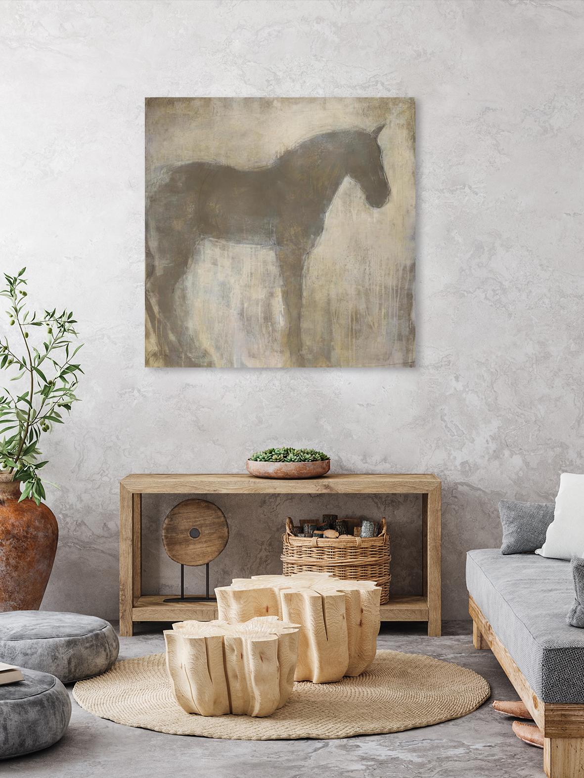 Equine Imprint 1 by Harris, Maeve Harris on GIANT ART - beige animals horse