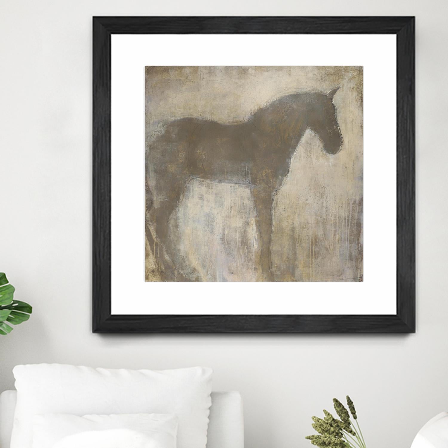 Equine Imprint 1 by Harris, Maeve Harris on GIANT ART - beige animals horse