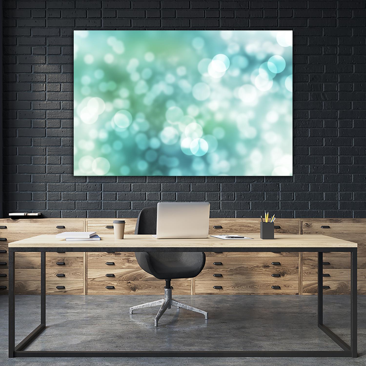 Dreamy Bokeh Seascape by THE Studio on GIANT ART - white abstract