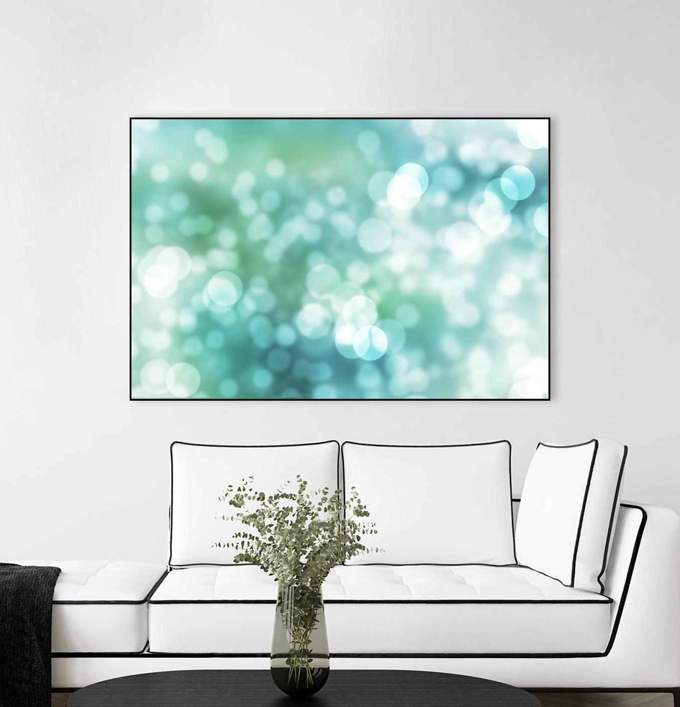 Dreamy Bokeh Seascape by THE Studio on GIANT ART - white abstract