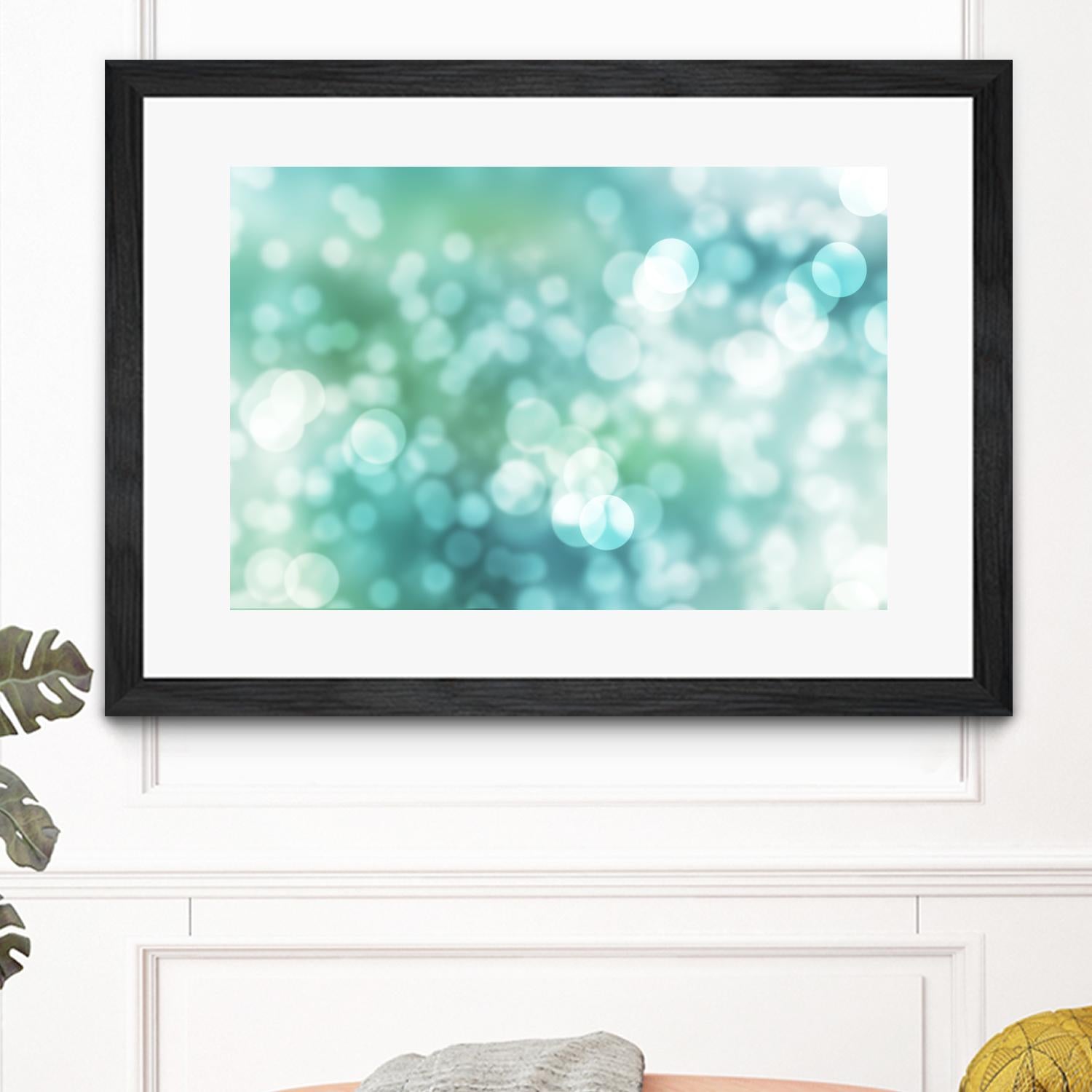 Dreamy Bokeh Seascape by THE Studio on GIANT ART - white abstract