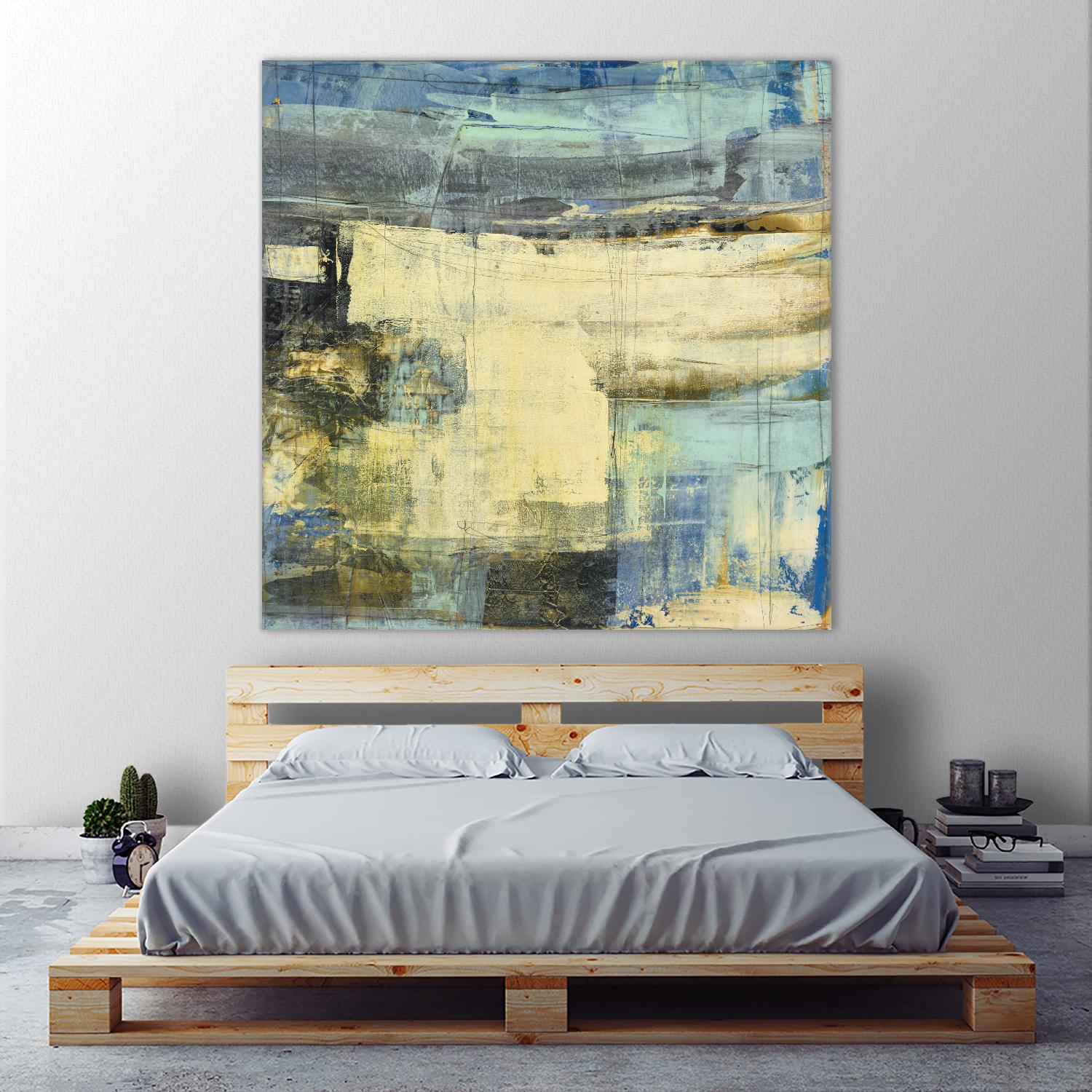 Primary Jetty 2 by Maeve Harris on GIANT ART - beige abstract