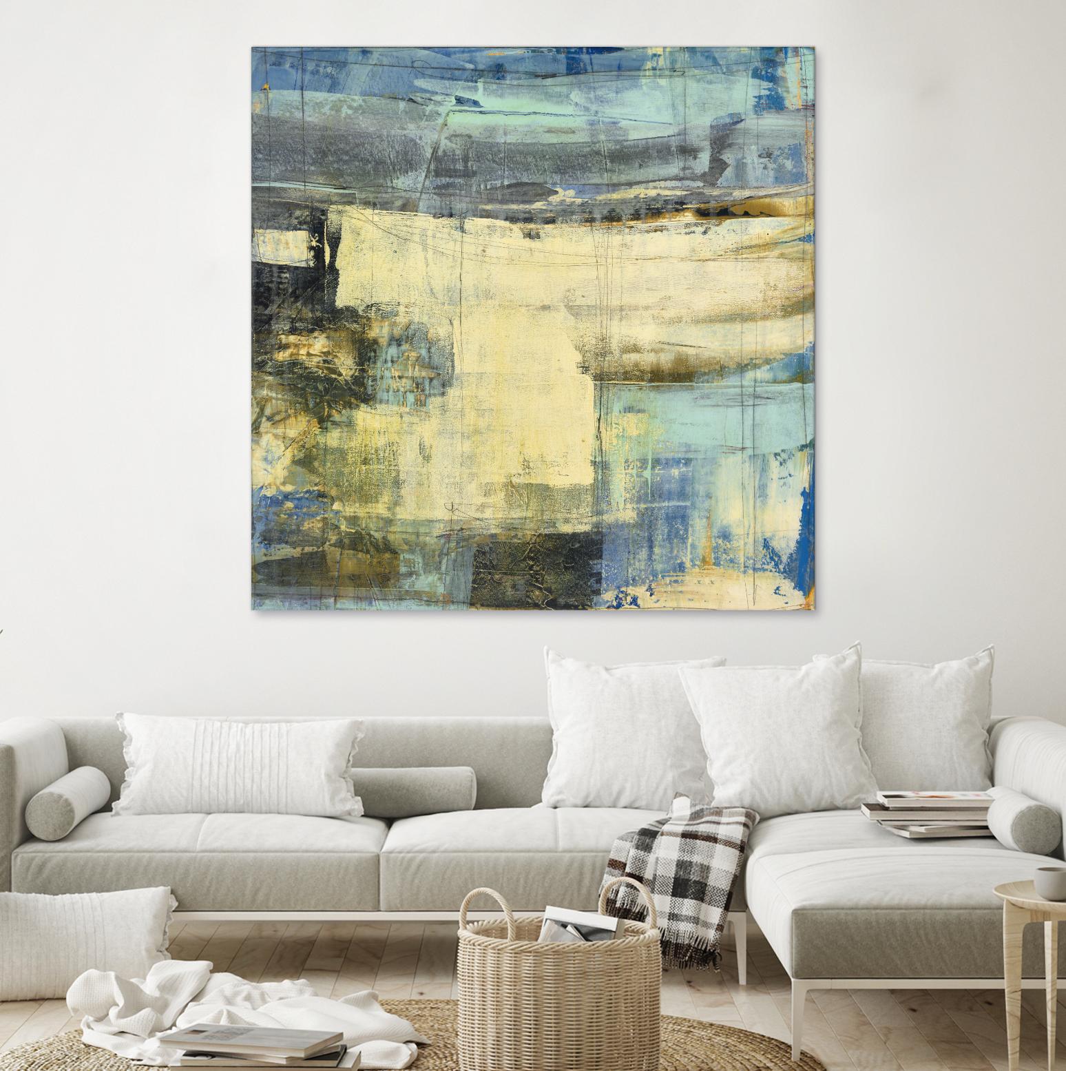 Primary Jetty 2 by Maeve Harris on GIANT ART - beige abstract