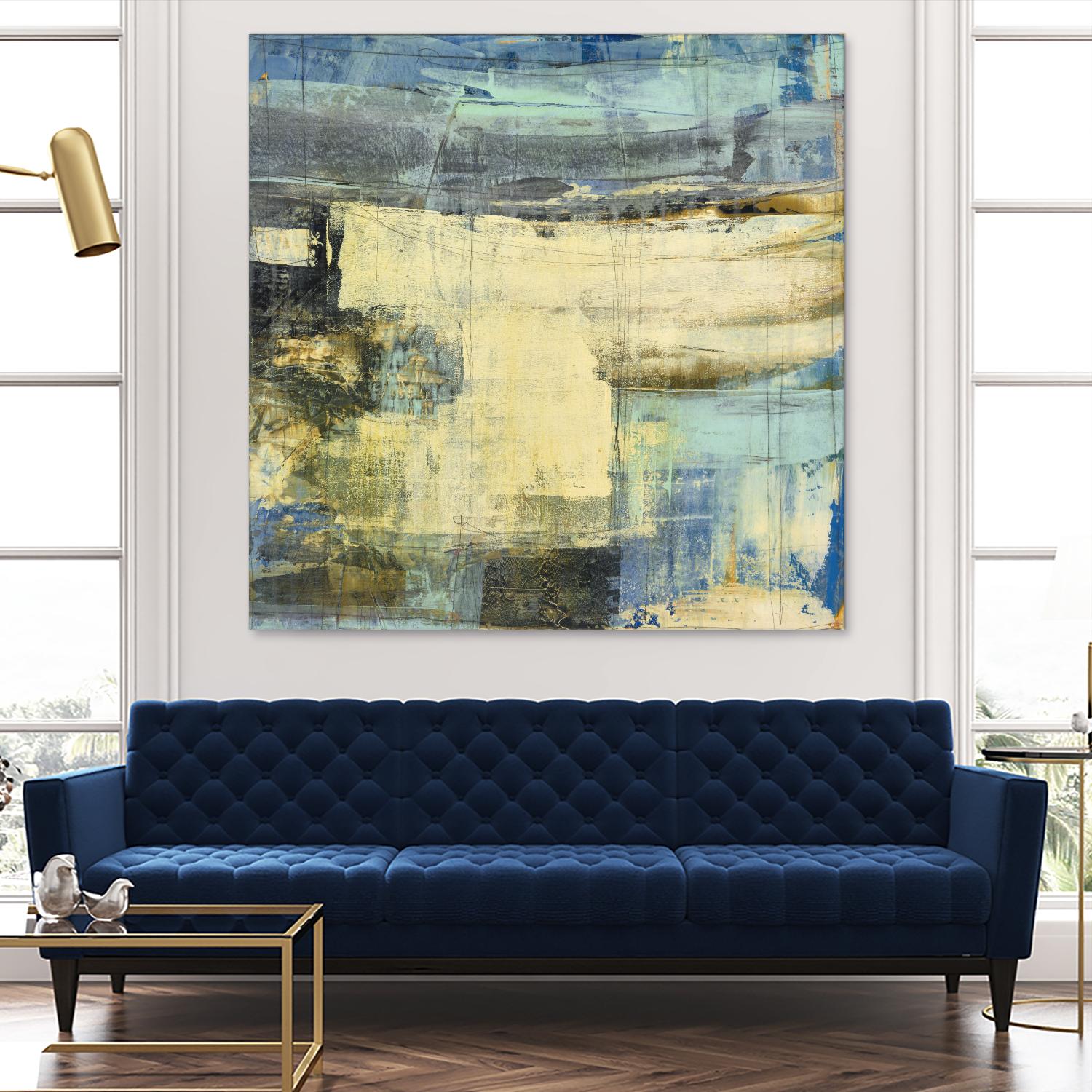 Primary Jetty 2 by Maeve Harris on GIANT ART - beige abstract