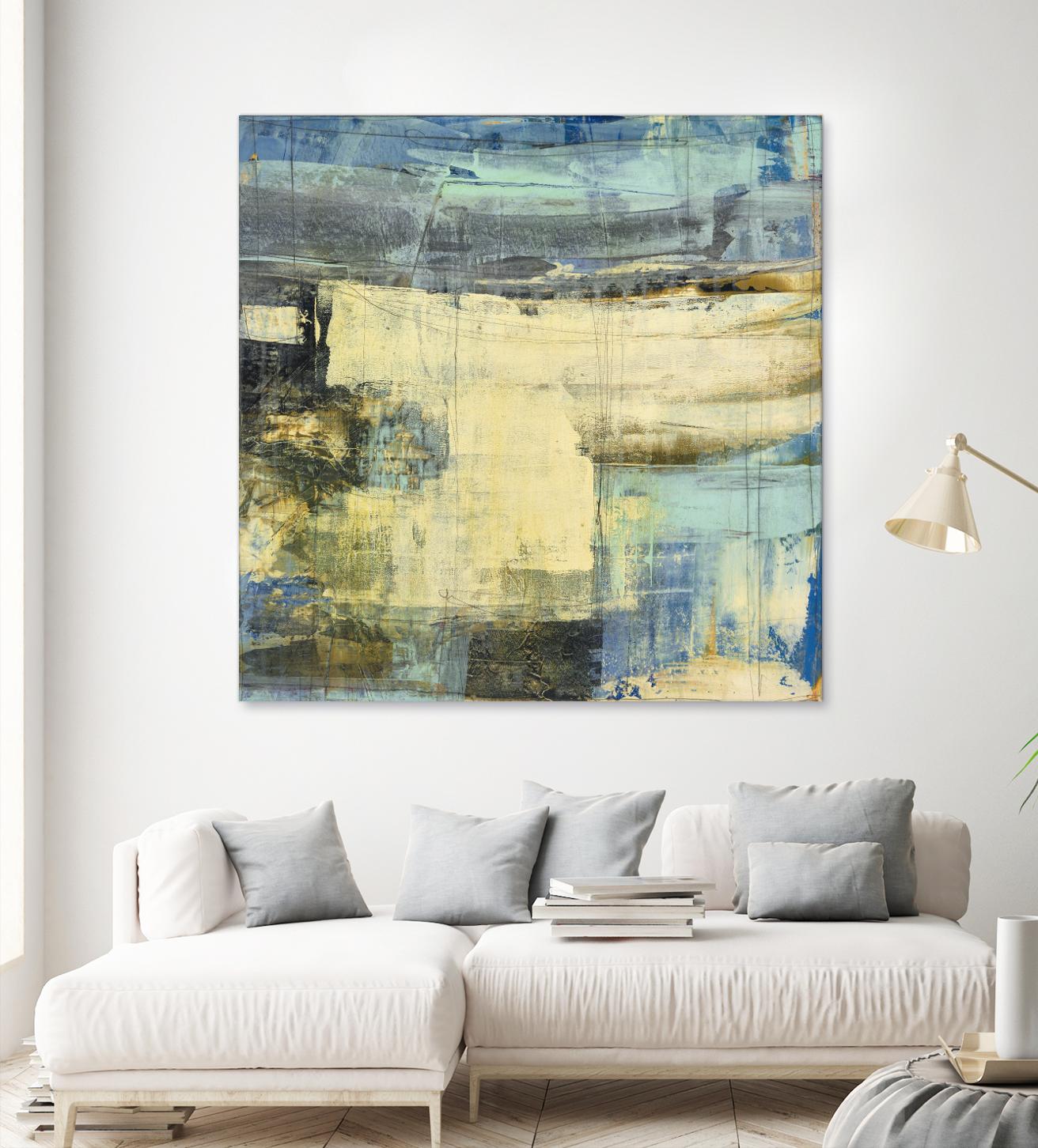 Primary Jetty 2 by Maeve Harris on GIANT ART - beige abstract