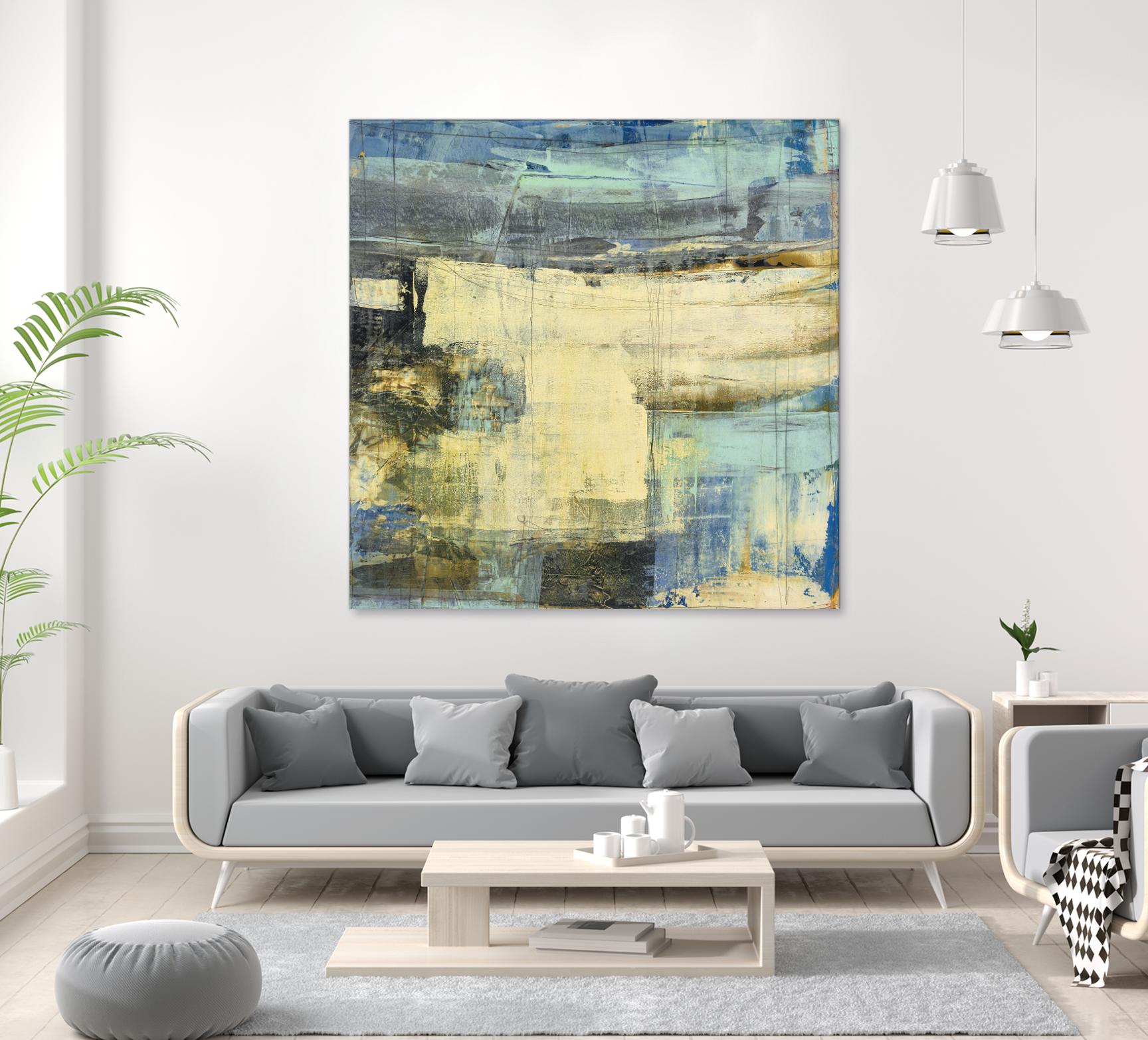 Primary Jetty 2 by Maeve Harris on GIANT ART - beige abstract