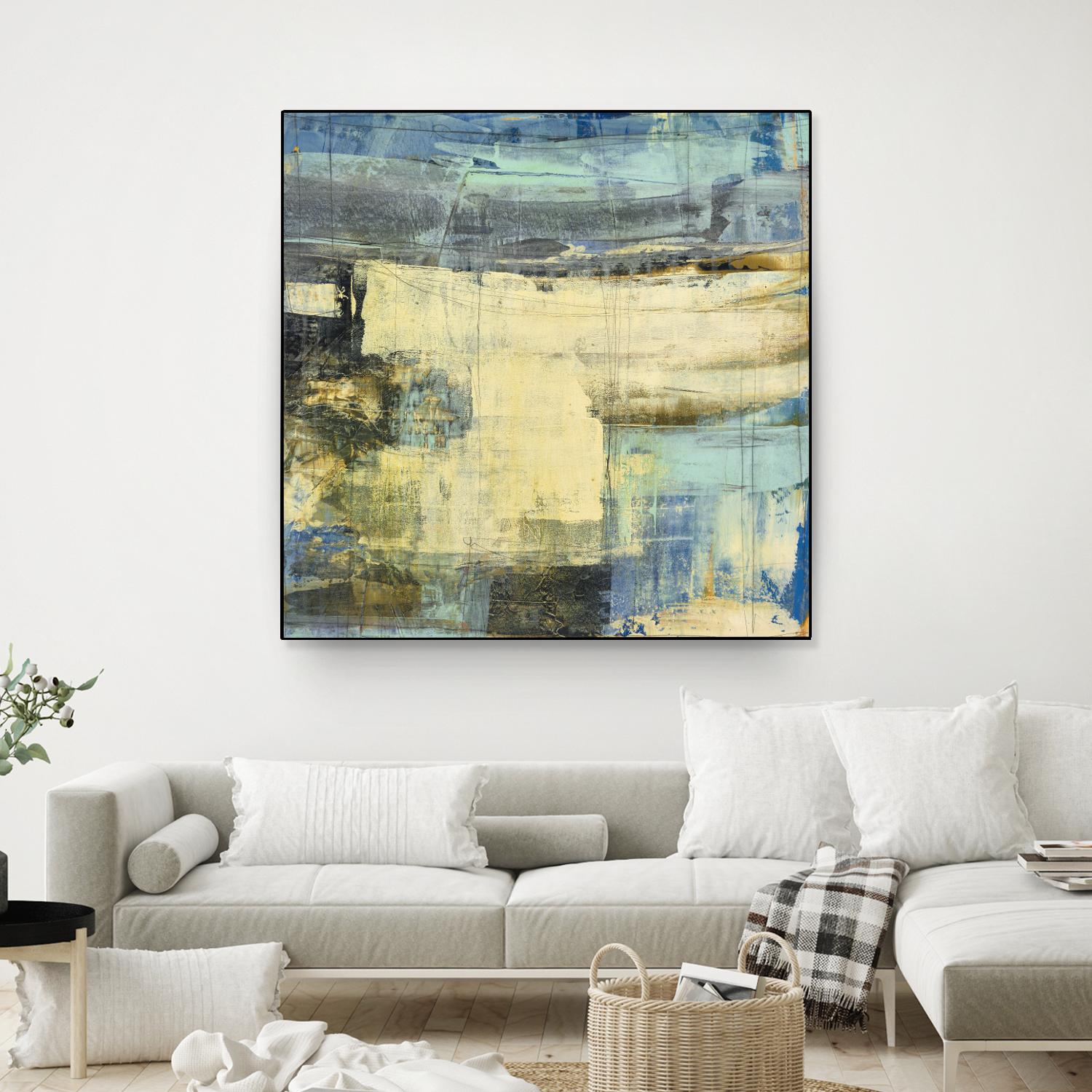 Primary Jetty 2 by Maeve Harris on GIANT ART - beige abstract