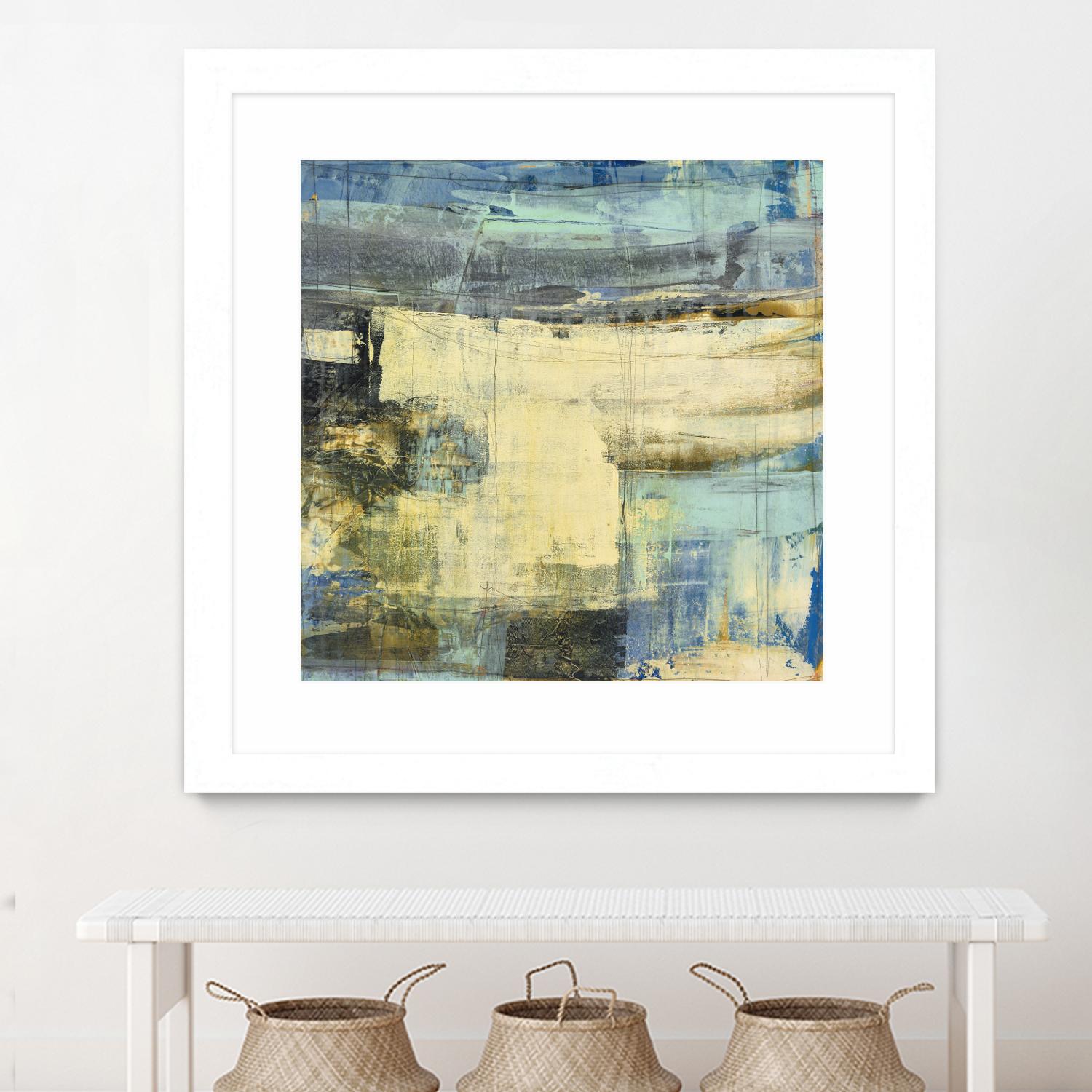 Primary Jetty 2 by Maeve Harris on GIANT ART - beige abstract