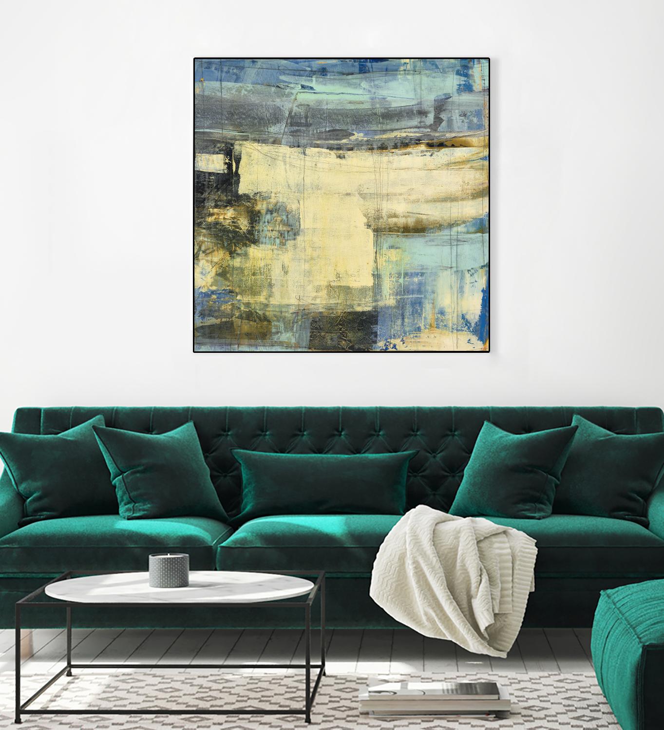 Primary Jetty 2 by Maeve Harris on GIANT ART - beige abstract