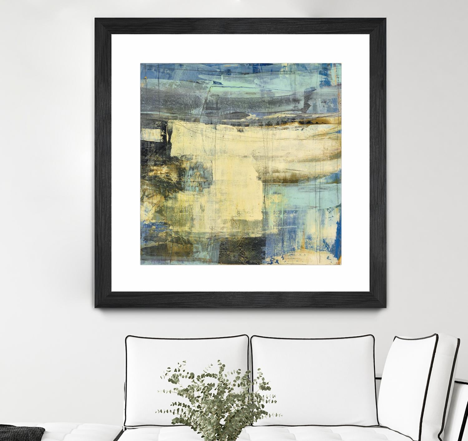 Primary Jetty 2 by Maeve Harris on GIANT ART - beige abstract