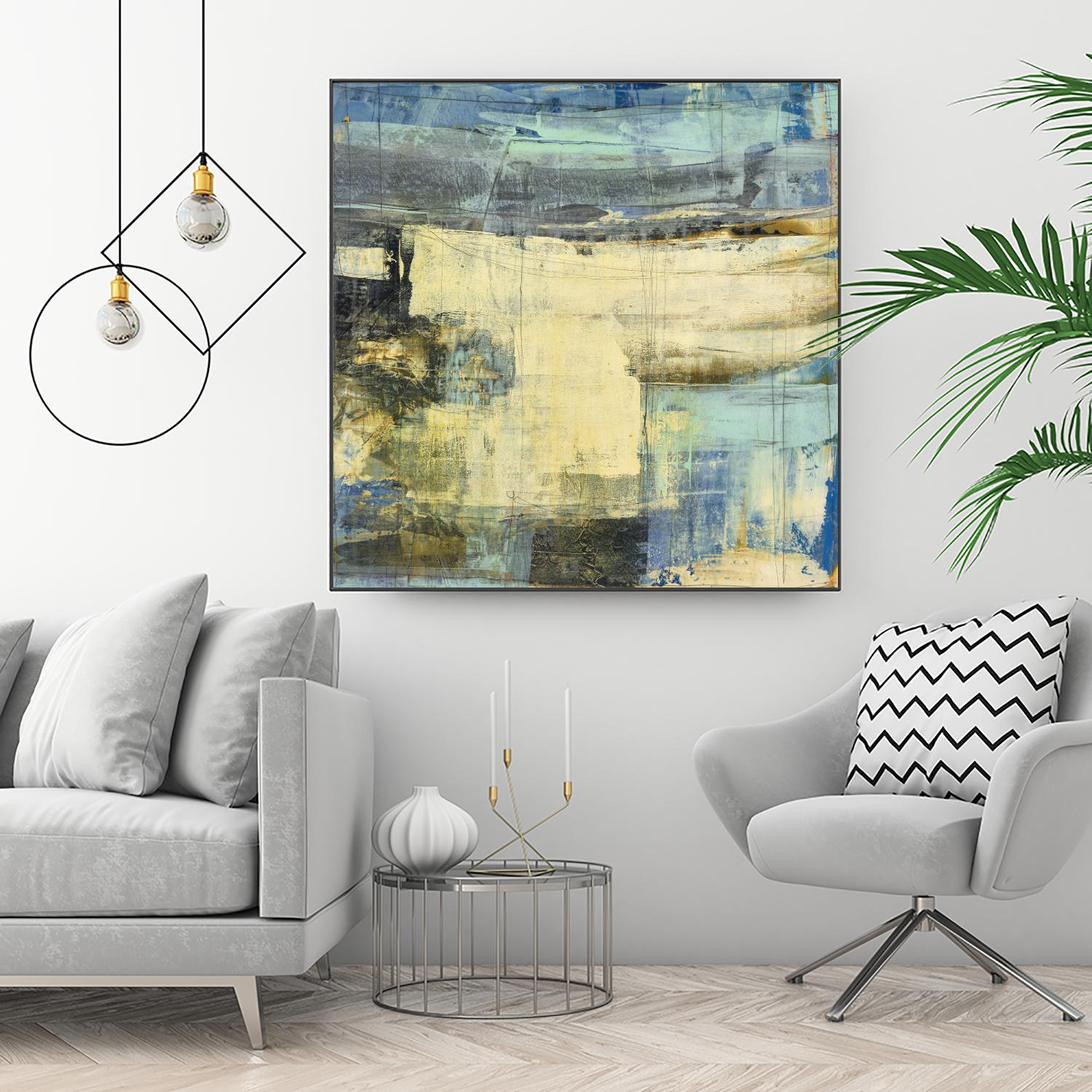 Primary Jetty 2 by Maeve Harris on GIANT ART - beige abstract