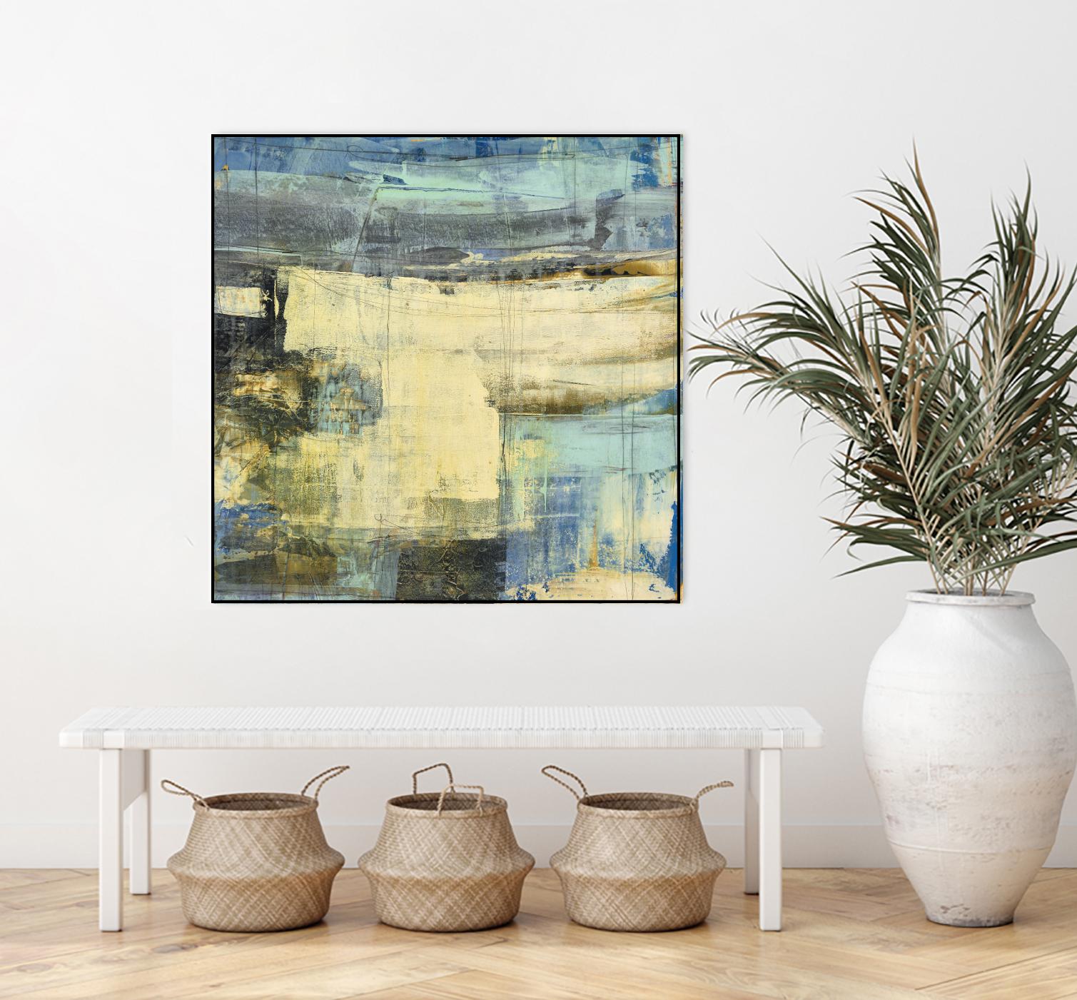 Primary Jetty 2 by Maeve Harris on GIANT ART - beige abstract