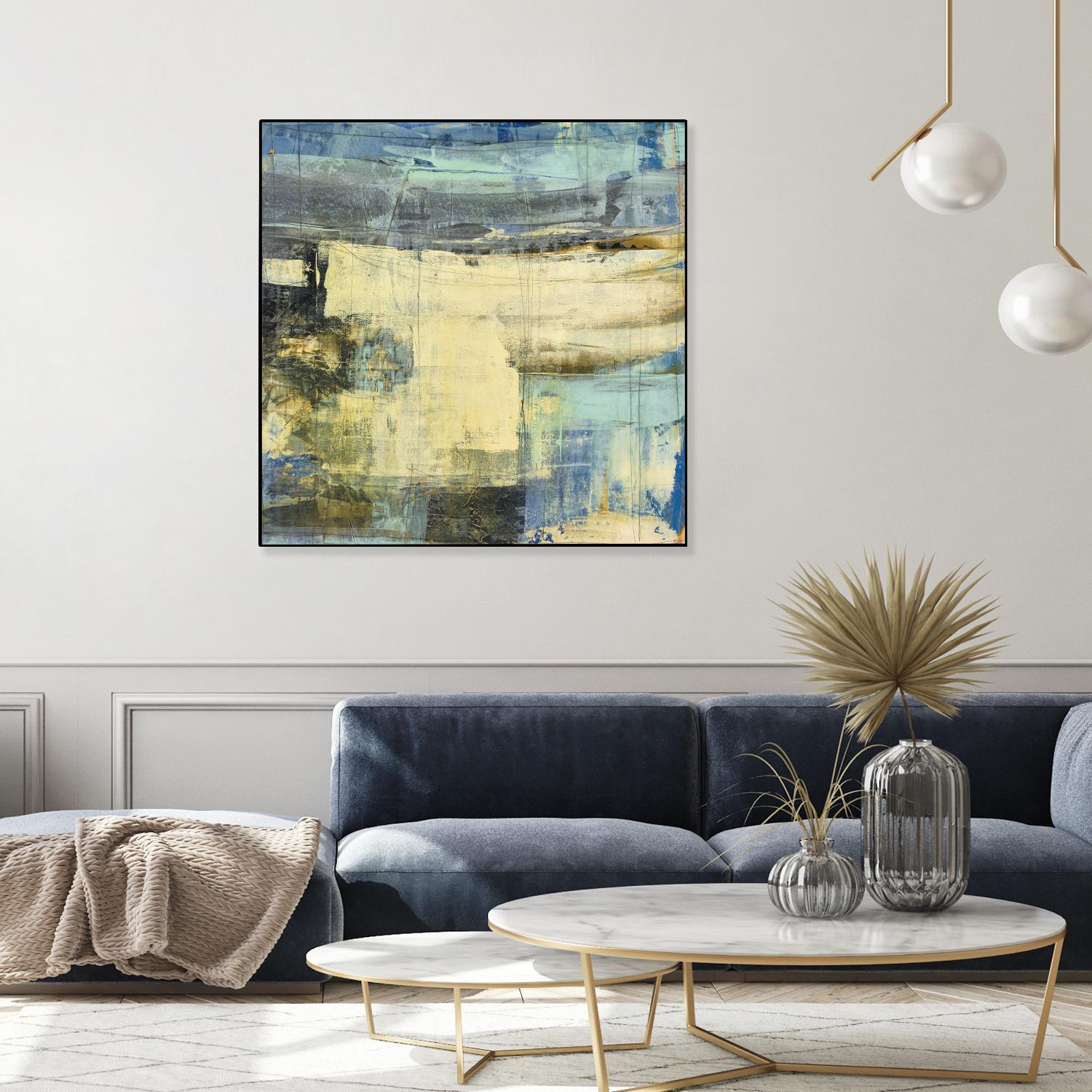 Primary Jetty 2 by Maeve Harris on GIANT ART - beige abstract