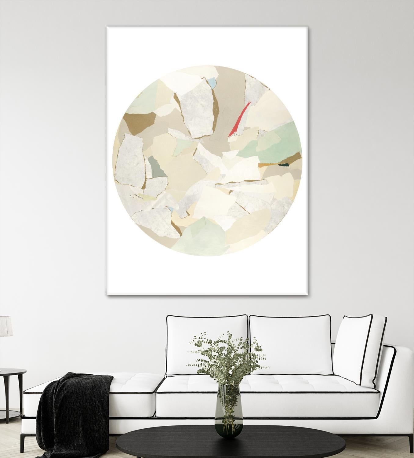 Radial Bliss 1 by KG Studio on GIANT ART - beige abstracts circle