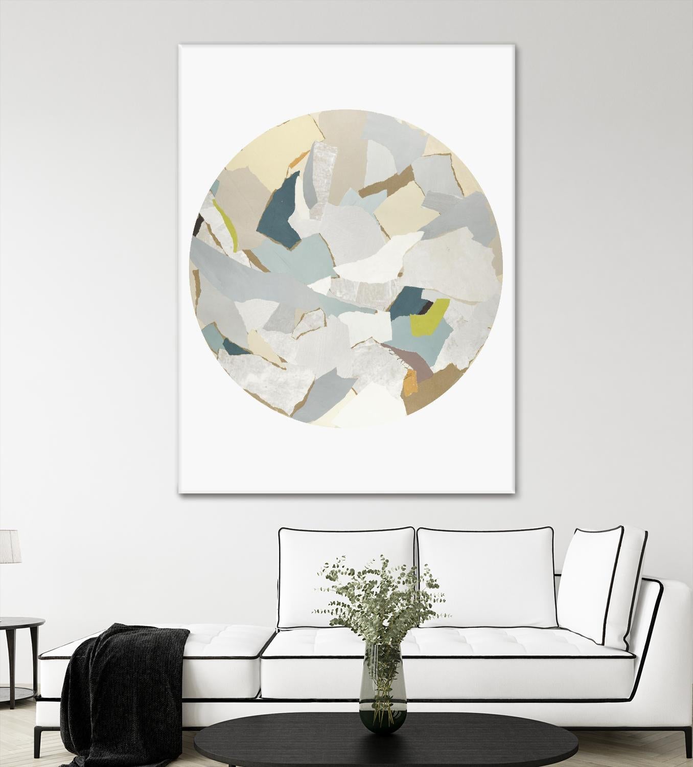 Radial Bliss 4 by KG Studio on GIANT ART - beige abstracts circle