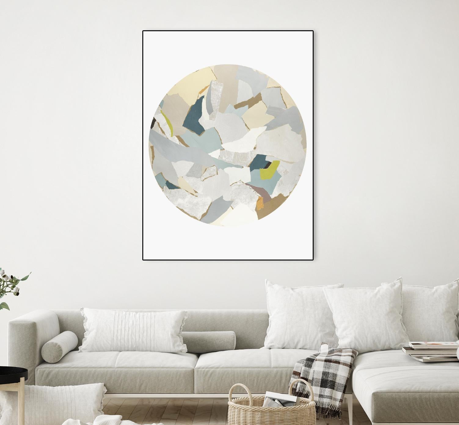 Radial Bliss 4 by KG Studio on GIANT ART - beige abstracts circle