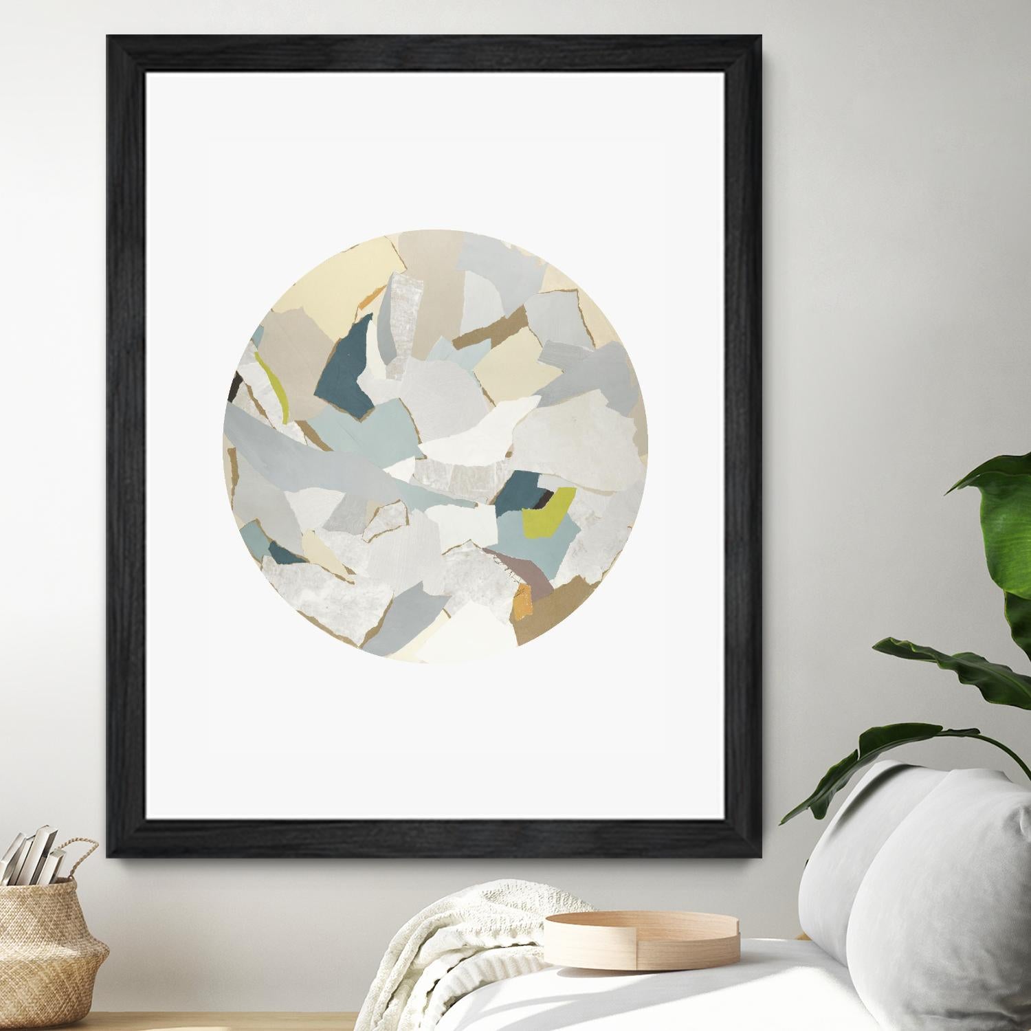Radial Bliss 4 by KG Studio on GIANT ART - beige abstracts circle