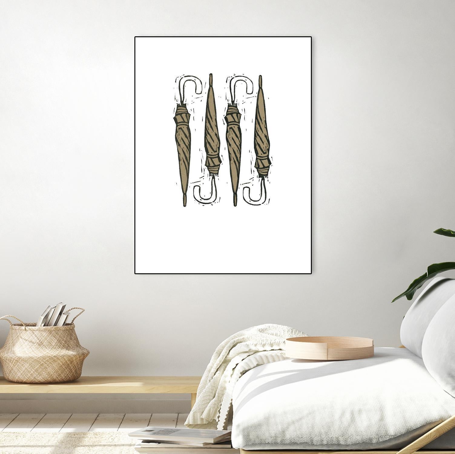 Umbrella Group 1 by Harvey, Brenna Harvey on GIANT ART - black still life fashion