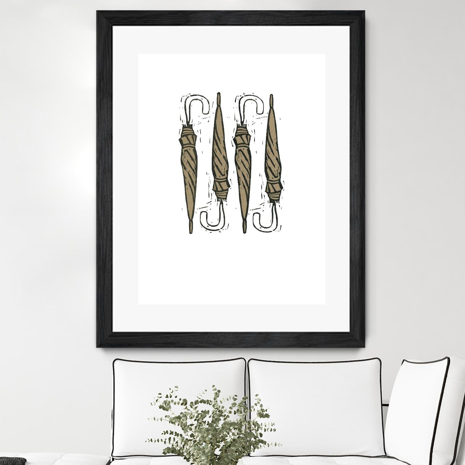 Umbrella Group 1 by Harvey, Brenna Harvey on GIANT ART - black still life fashion