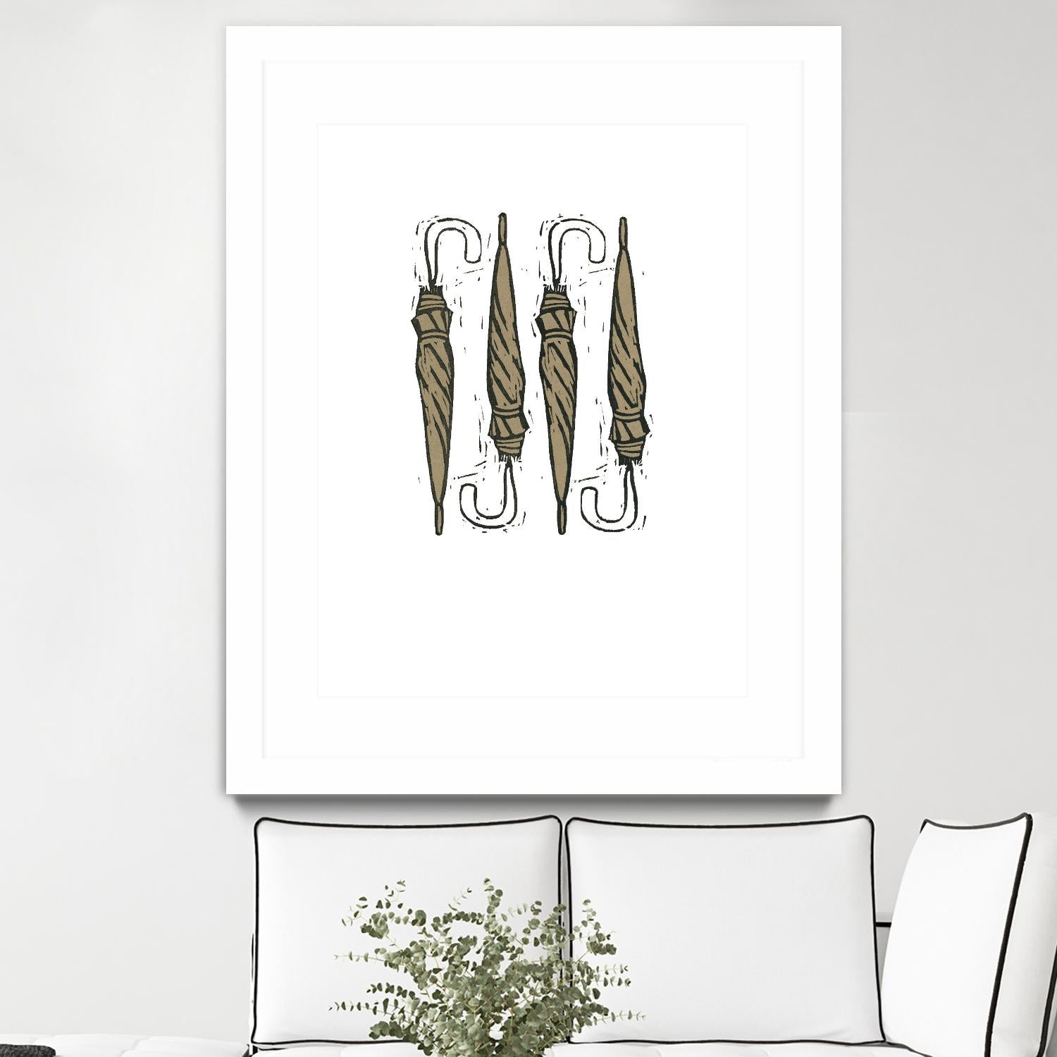 Umbrella Group 1 by Harvey, Brenna Harvey on GIANT ART - black still life fashion