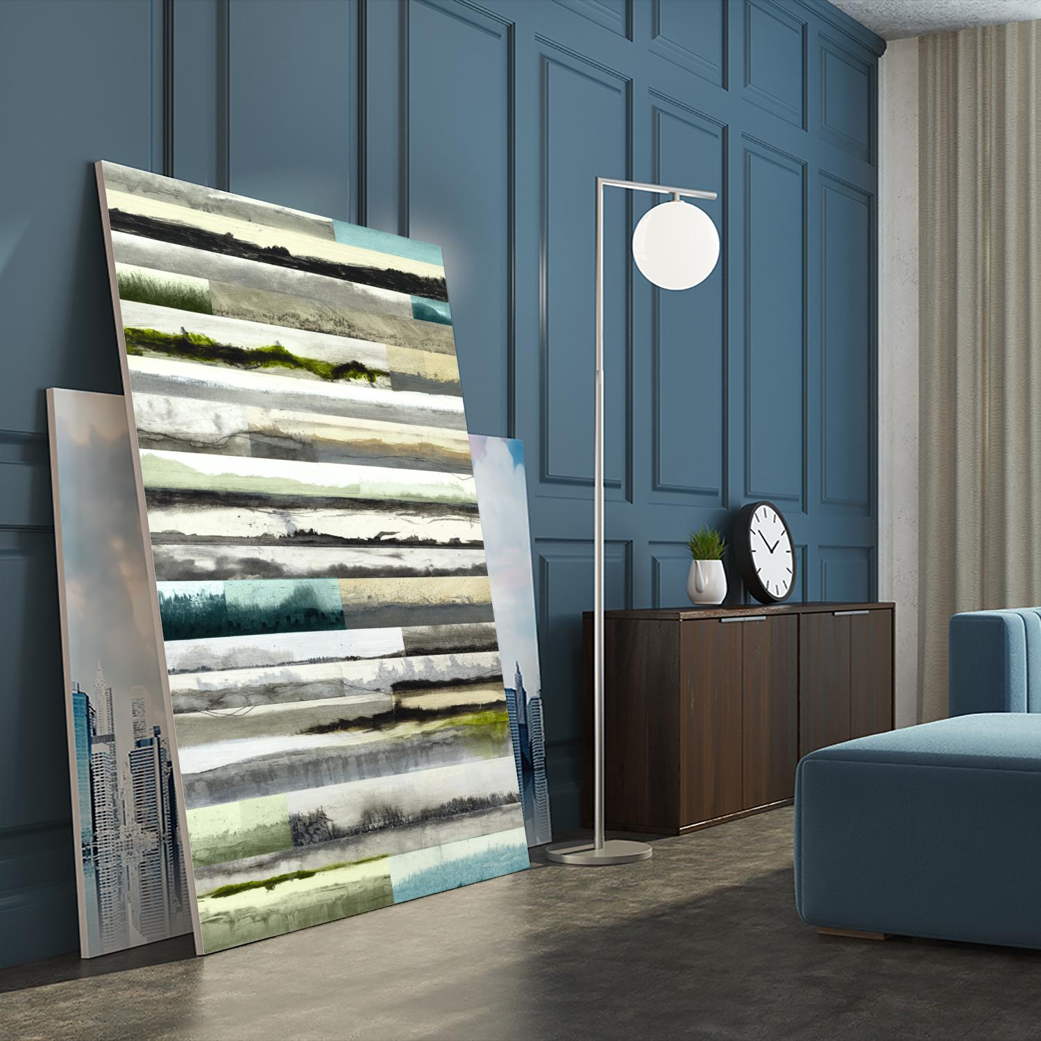 Neutral Plains in color by Kyle Goderwis on GIANT ART - green landscape