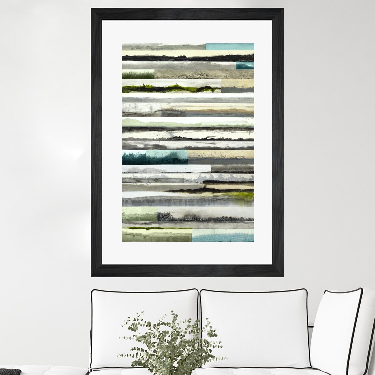 Neutral Plains in color by Kyle Goderwis on GIANT ART - green landscape