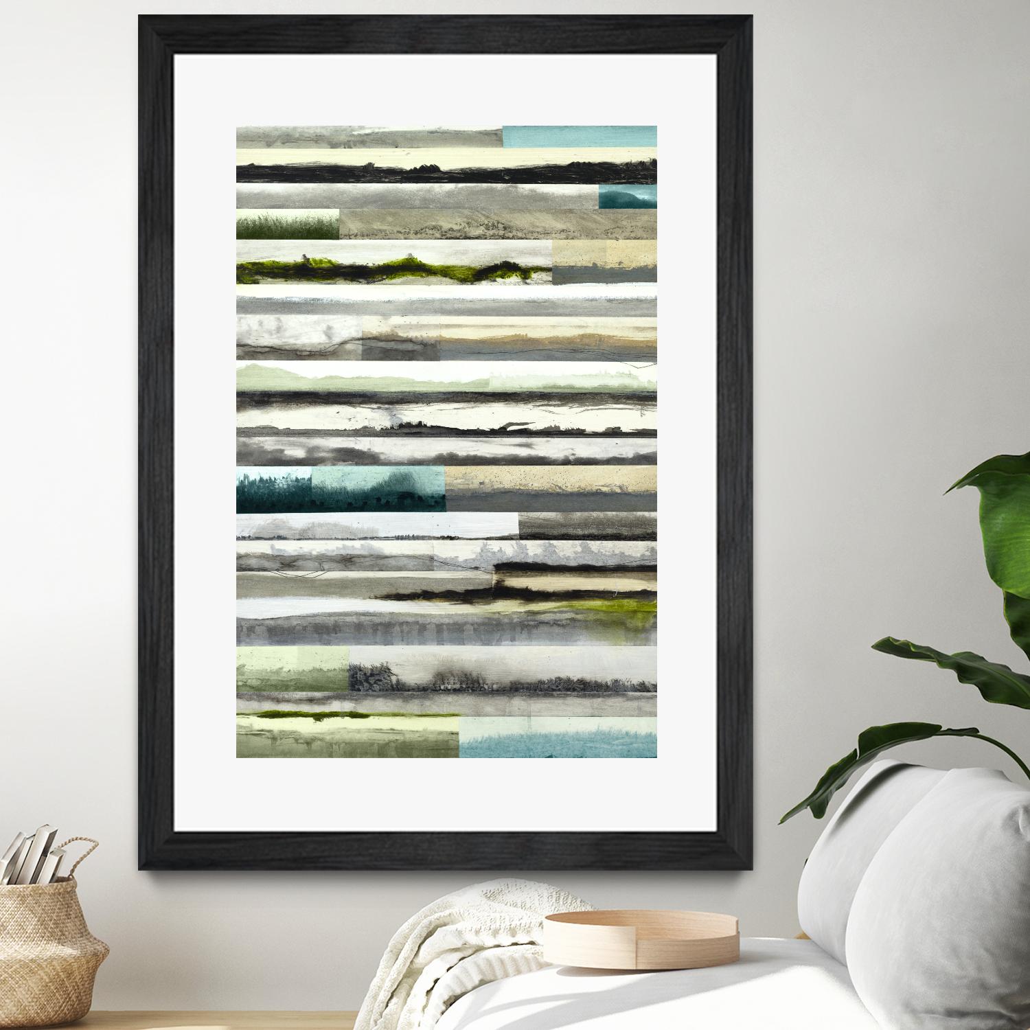 Neutral Plains in color by Kyle Goderwis on GIANT ART - green landscape