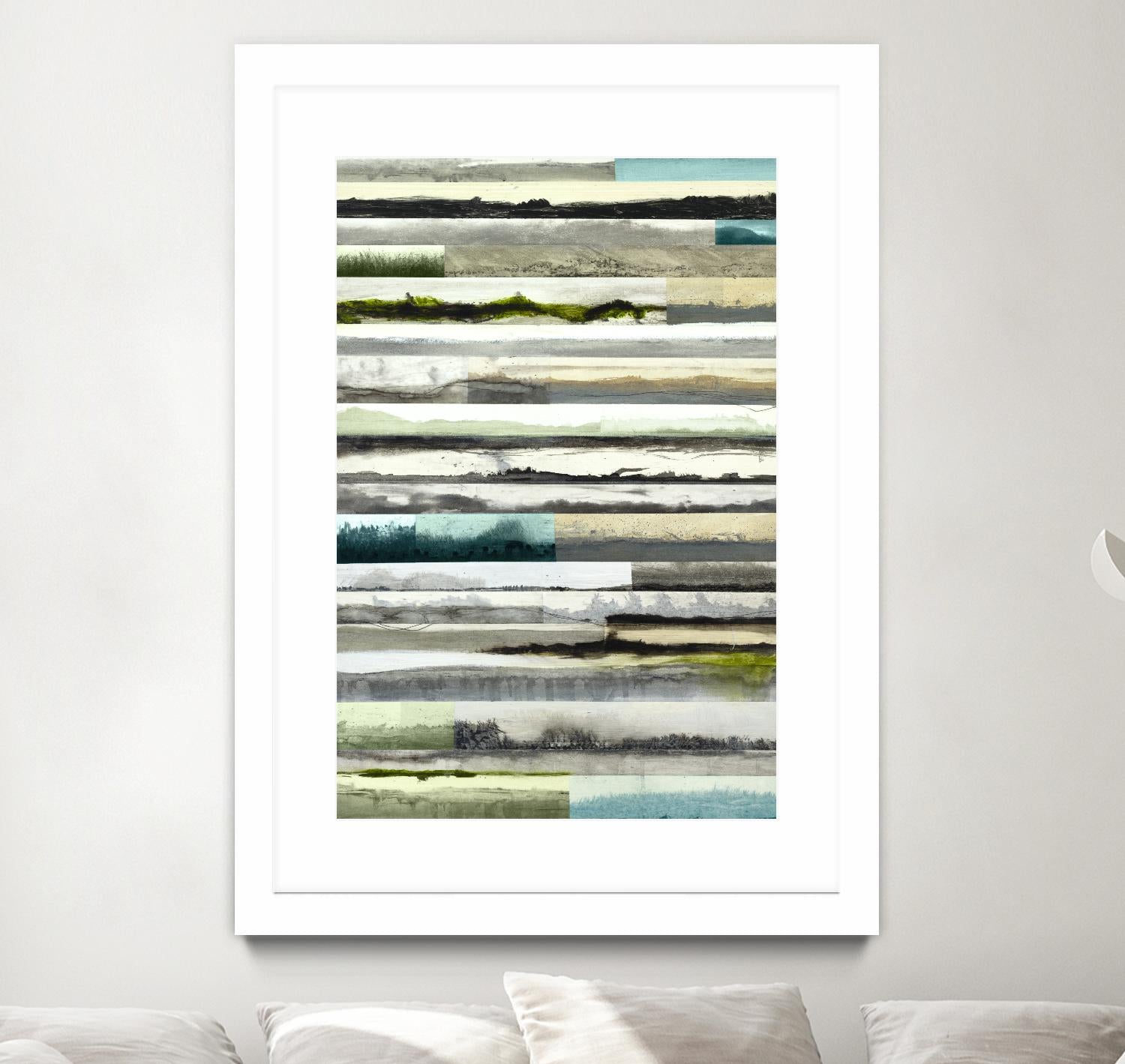 Neutral Plains in color by Kyle Goderwis on GIANT ART - green landscape