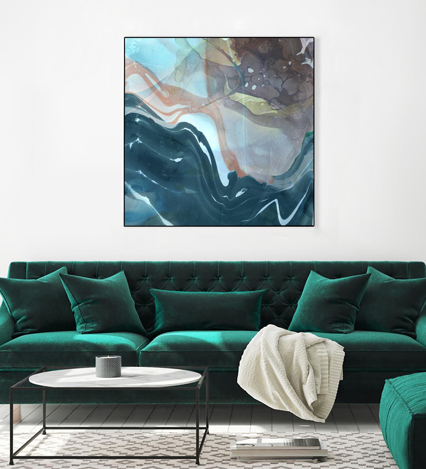 Coastal by THE Studio on GIANT ART - brown abstract