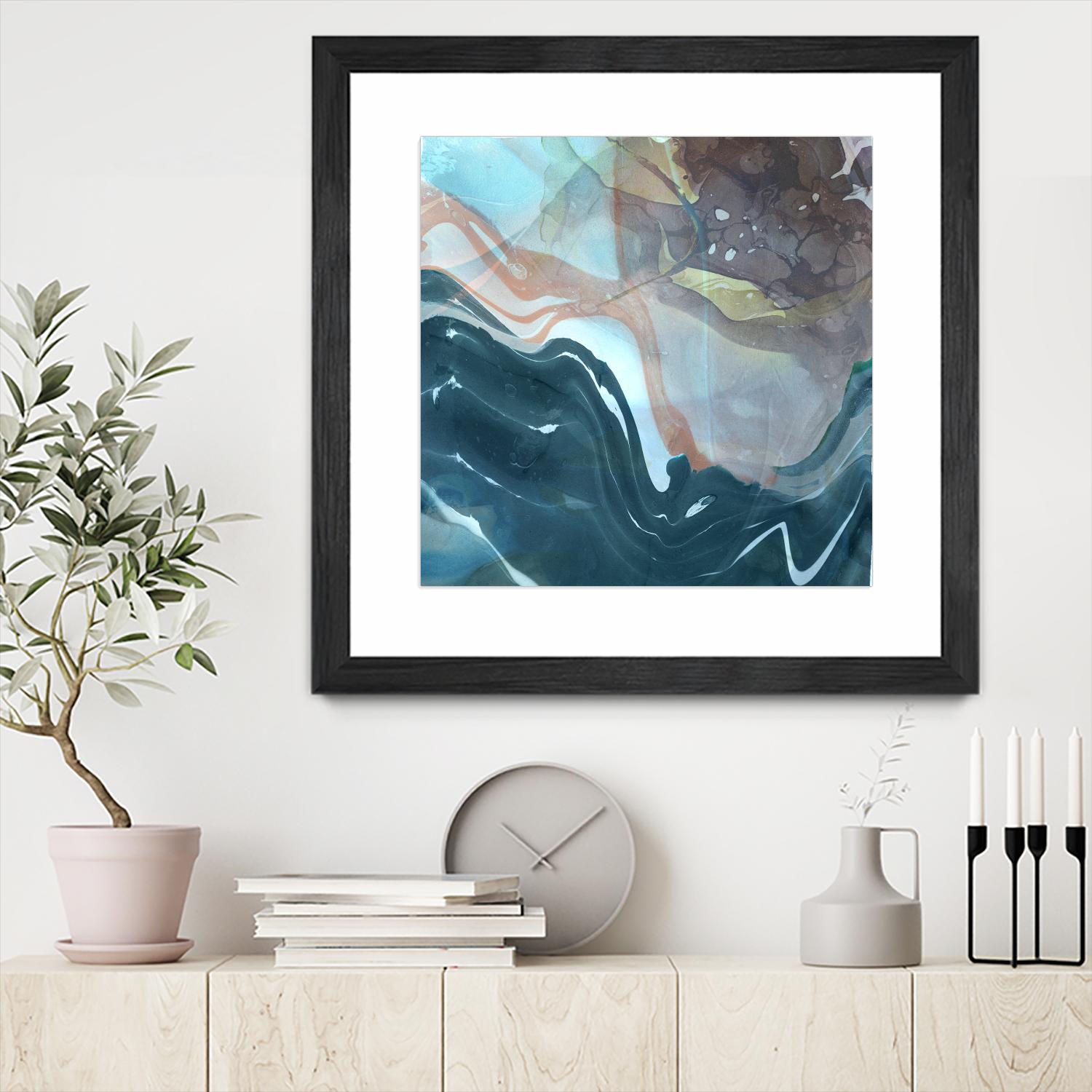 Coastal by THE Studio on GIANT ART - brown abstract