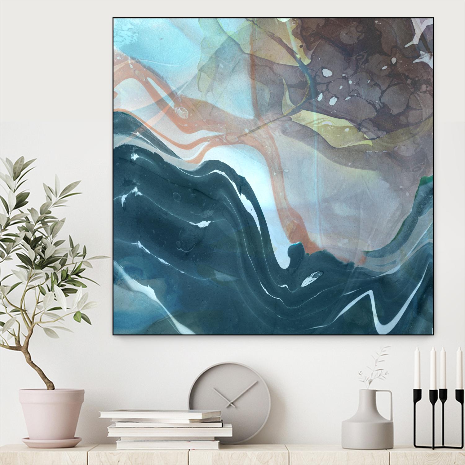Coastal by THE Studio on GIANT ART - brown abstract