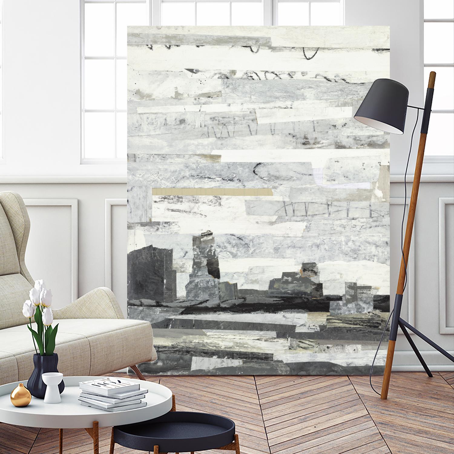 Linear Progression 3 by Kyle Goderwis on GIANT ART - grey abstract