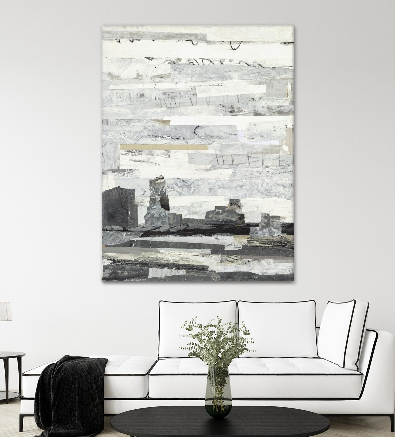 Linear Progression 3 by Kyle Goderwis on GIANT ART - grey abstract