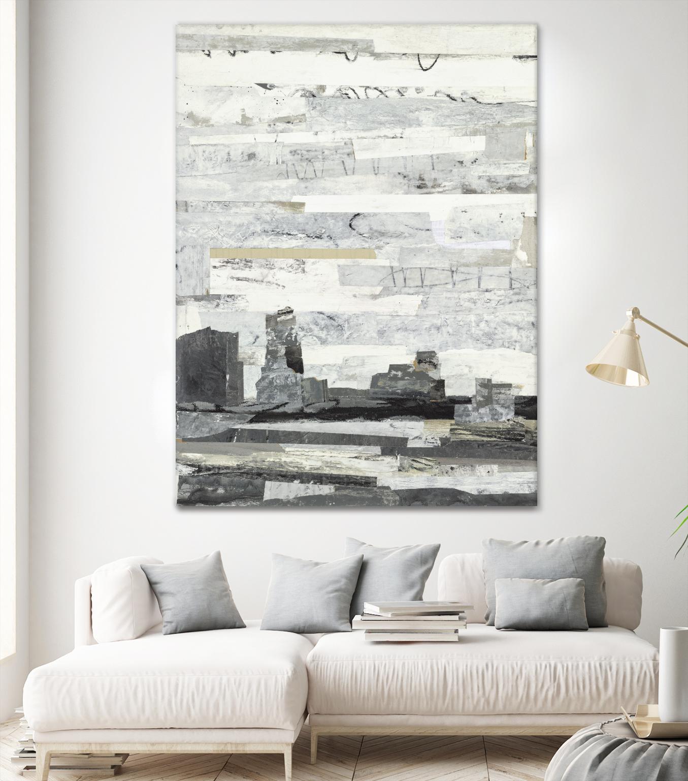 Linear Progression 3 by Kyle Goderwis on GIANT ART - grey abstract